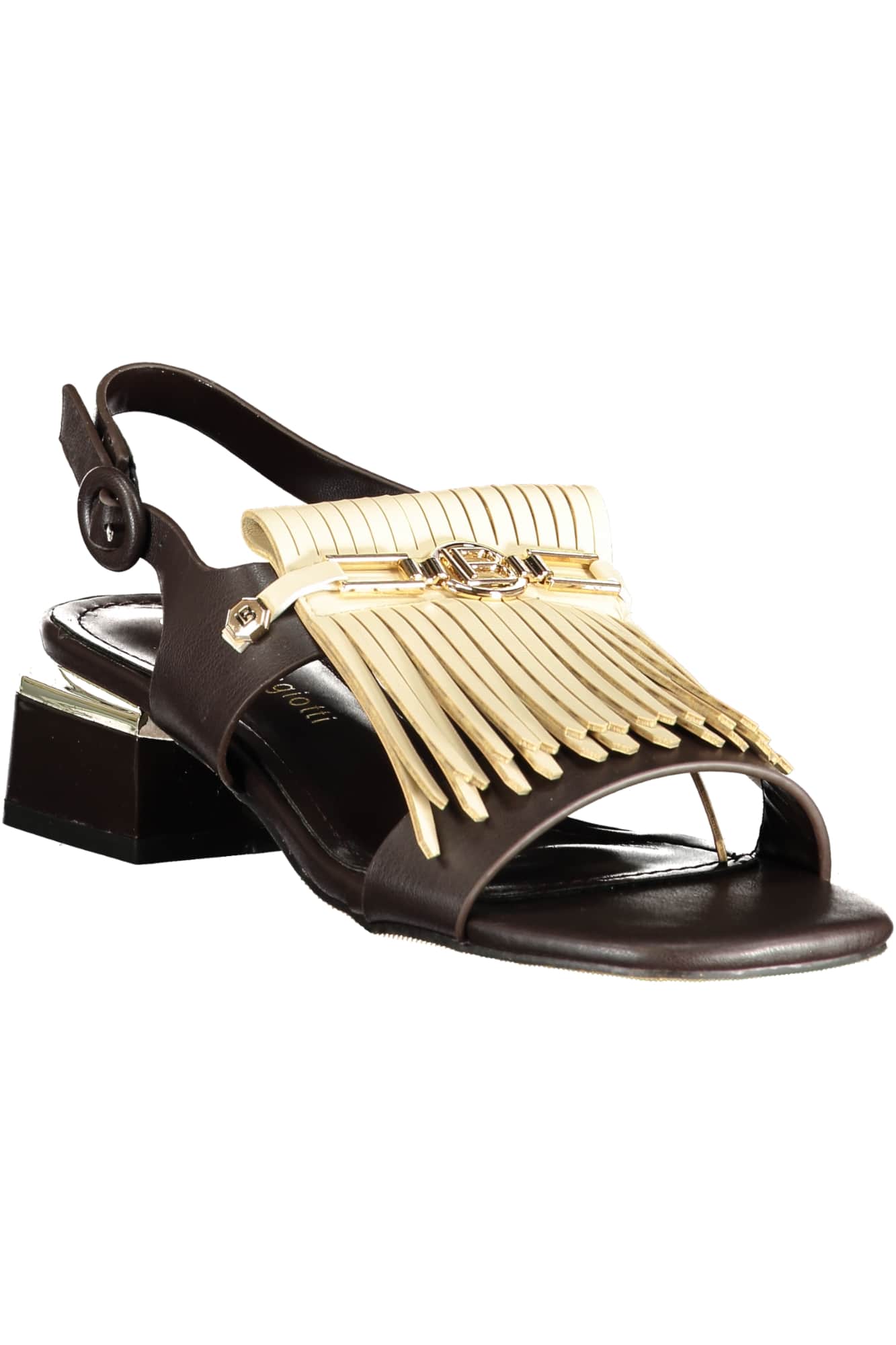 LAURA BIAGIOTTI WOMEN'S BLACK SANDALS