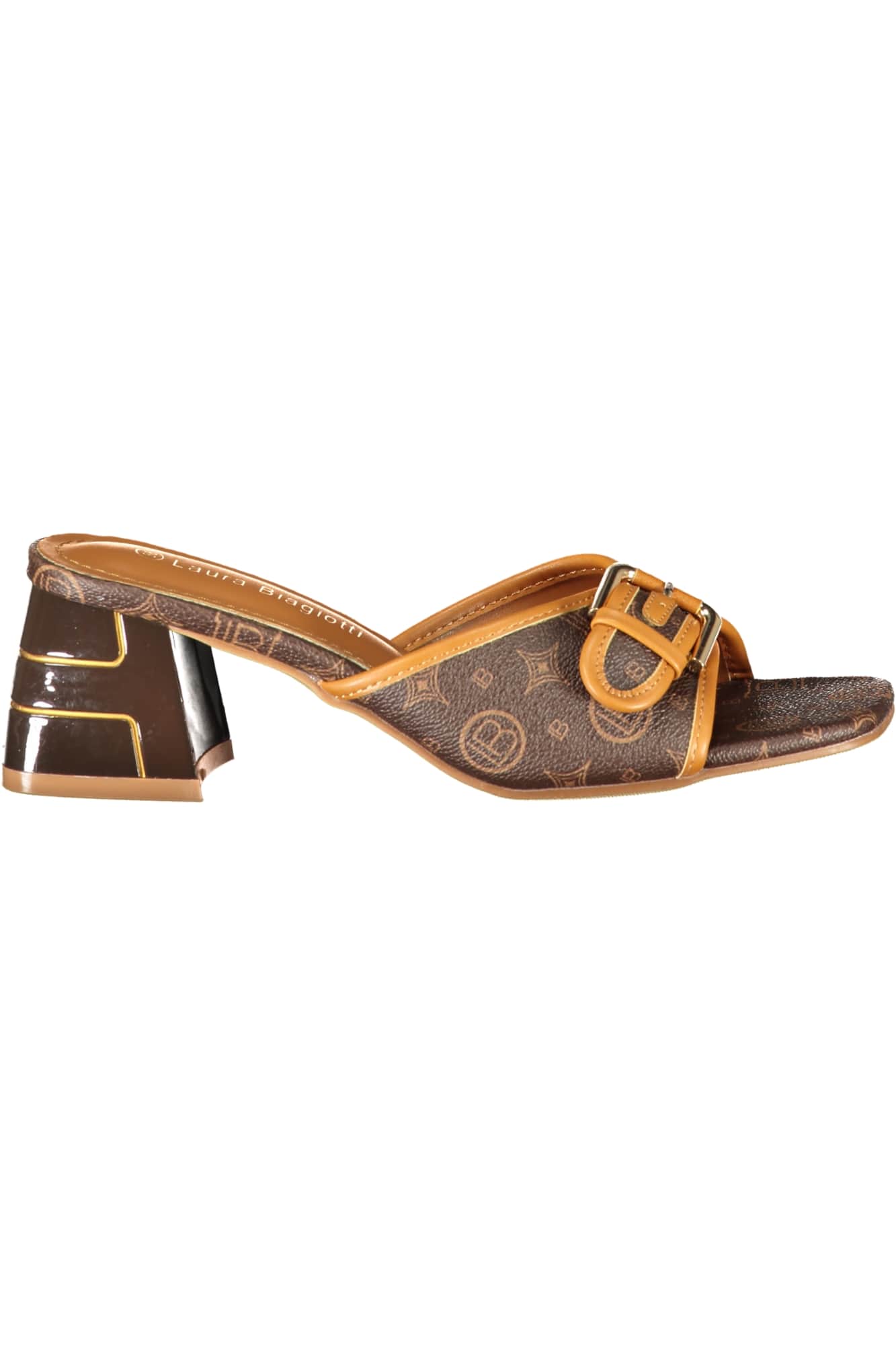 LAURA BIAGIOTTI WOMEN'S BROWN SANDALS