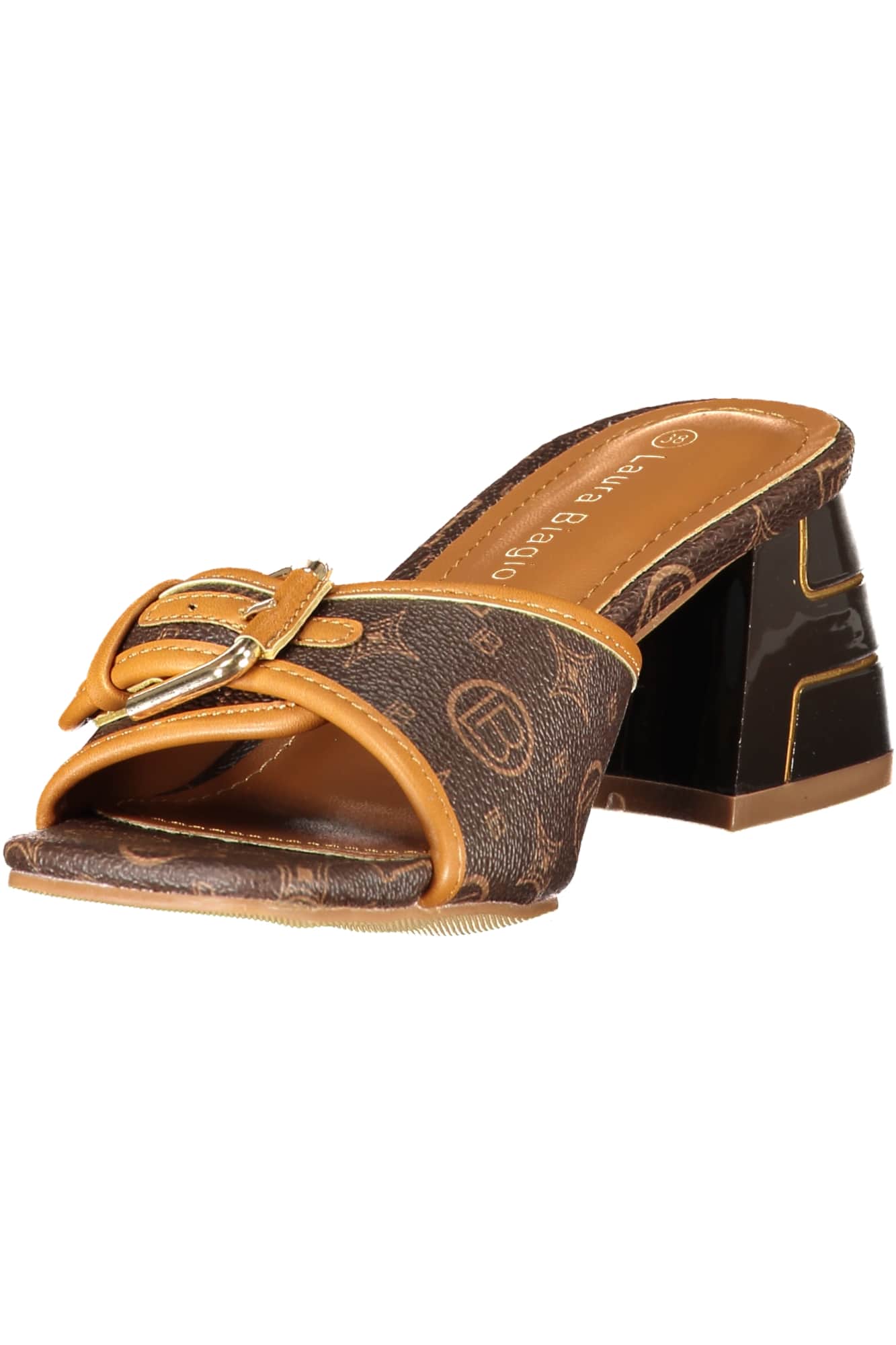 LAURA BIAGIOTTI WOMEN'S BROWN SANDALS