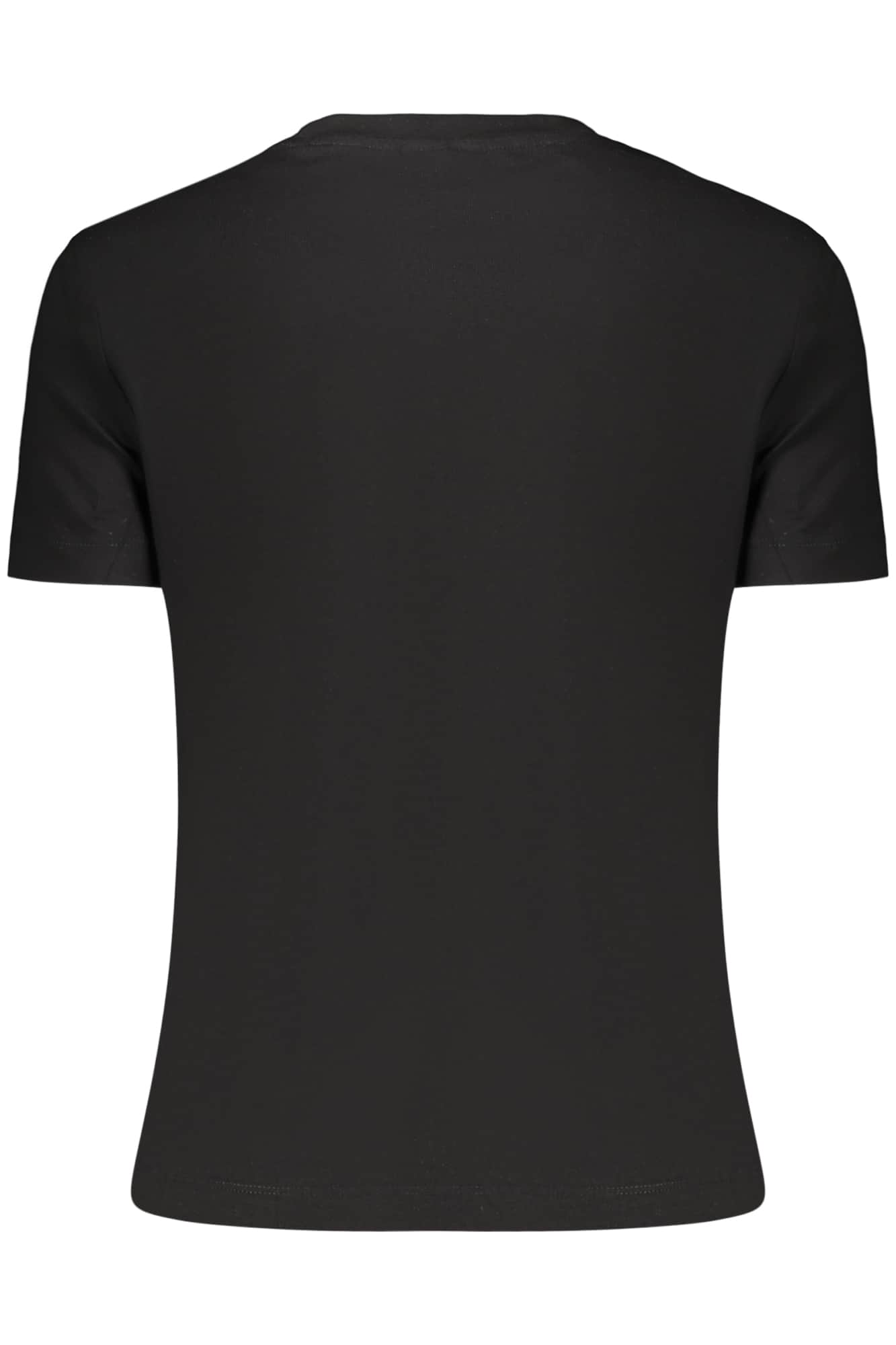 GUESS JEANS DAMES KORTE MOUW T-SHIRT ZWART