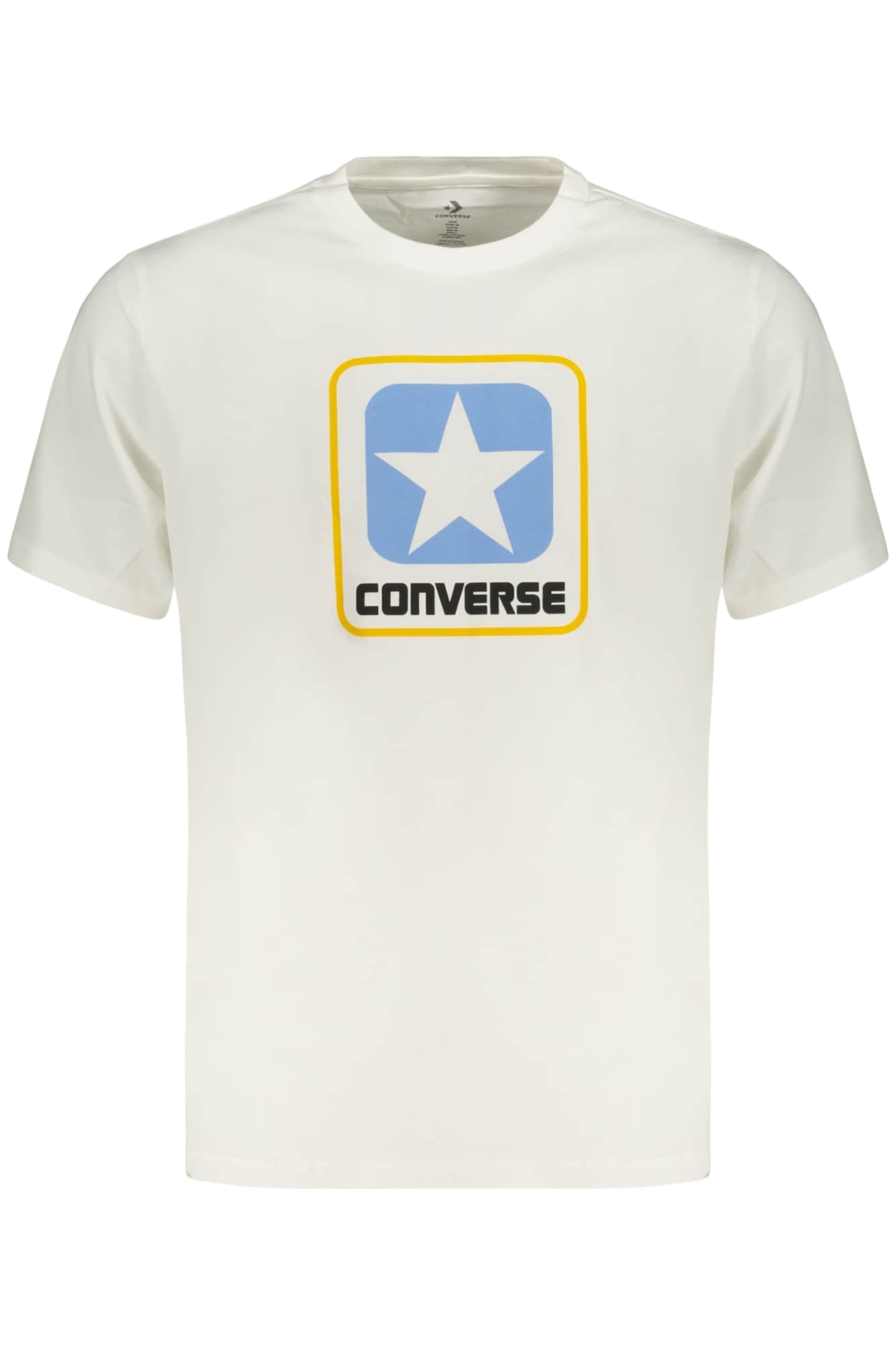 Converse Heren Korte Mouw T-Shirt, Wit