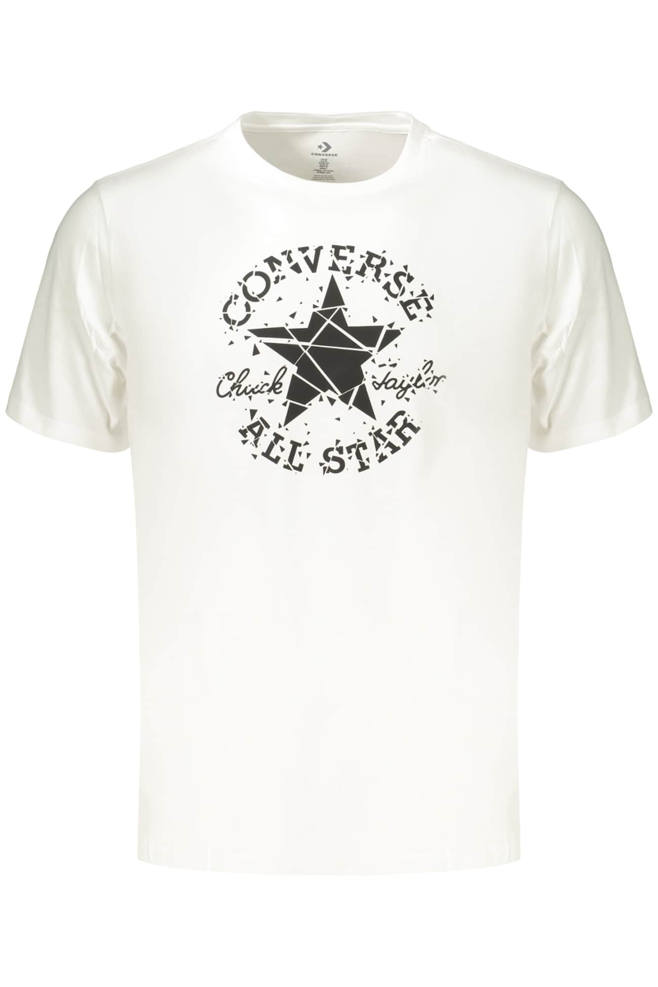 Converse Heren Korte Mouw T-Shirt, Zwart