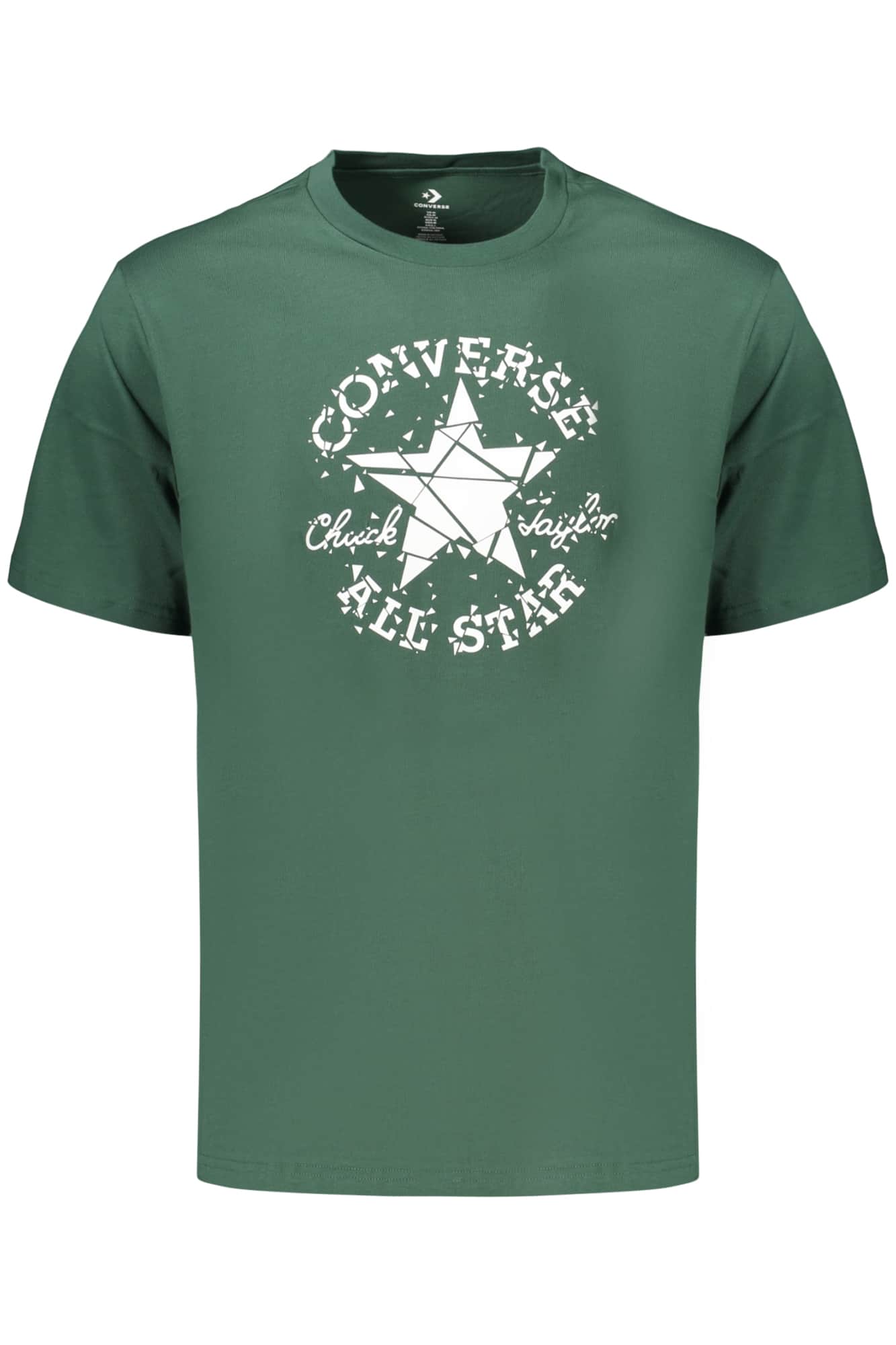 Converse Heren Korte Mouw T-Shirt, Zwart