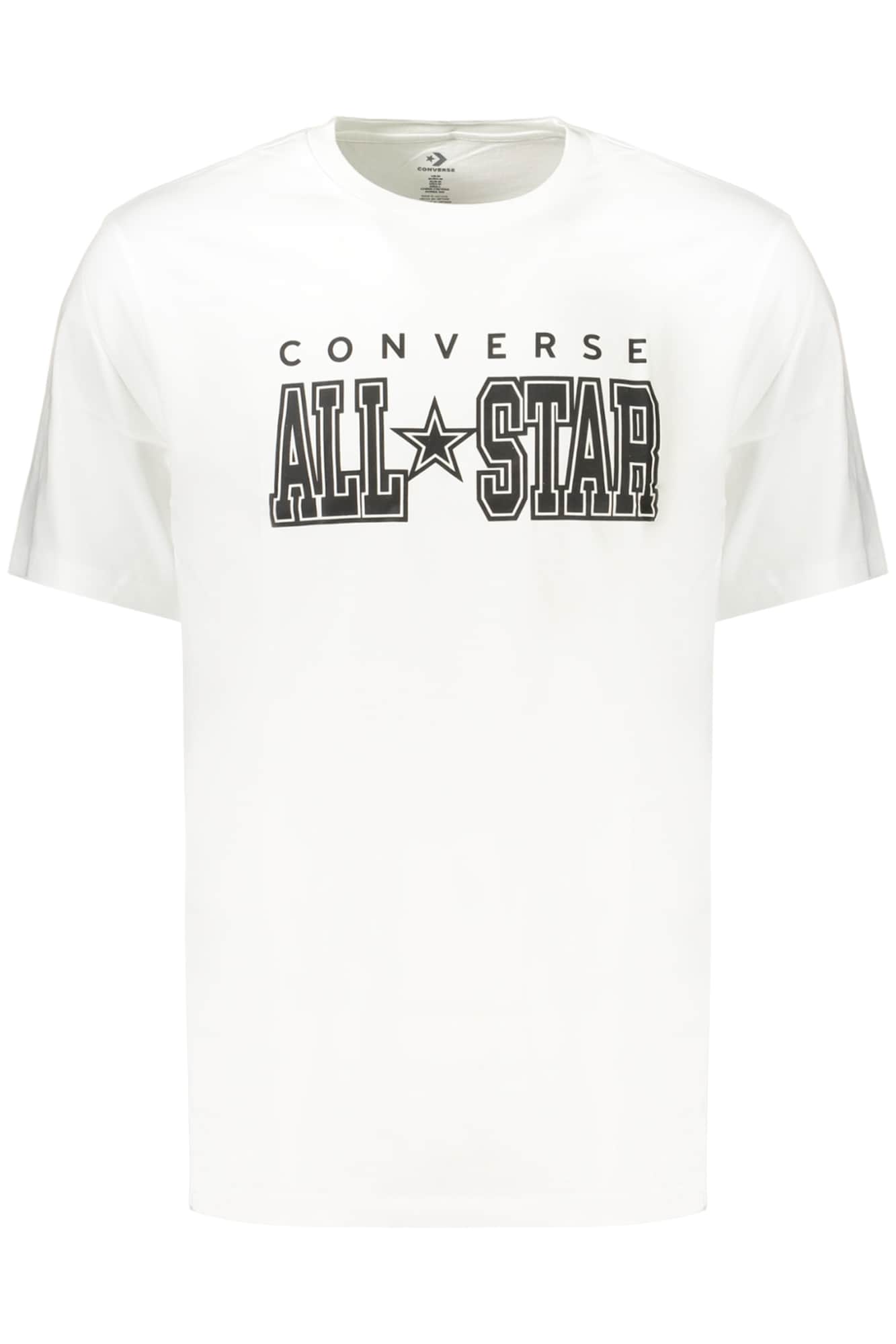 Converse Heren Korte Mouw T-Shirt, Wit