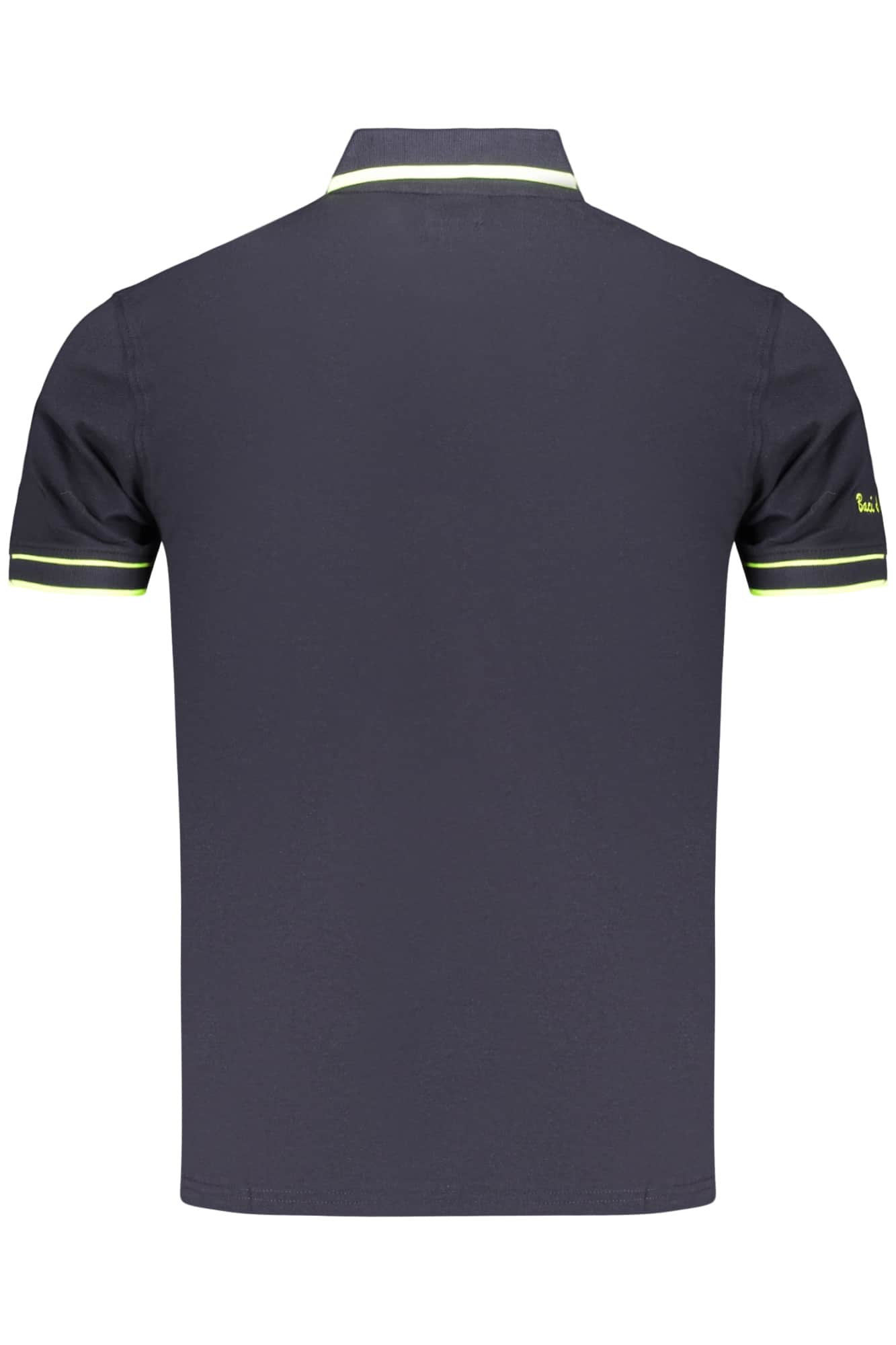 Kisses & Hugs Heren Korte Mouw Zwart Polo