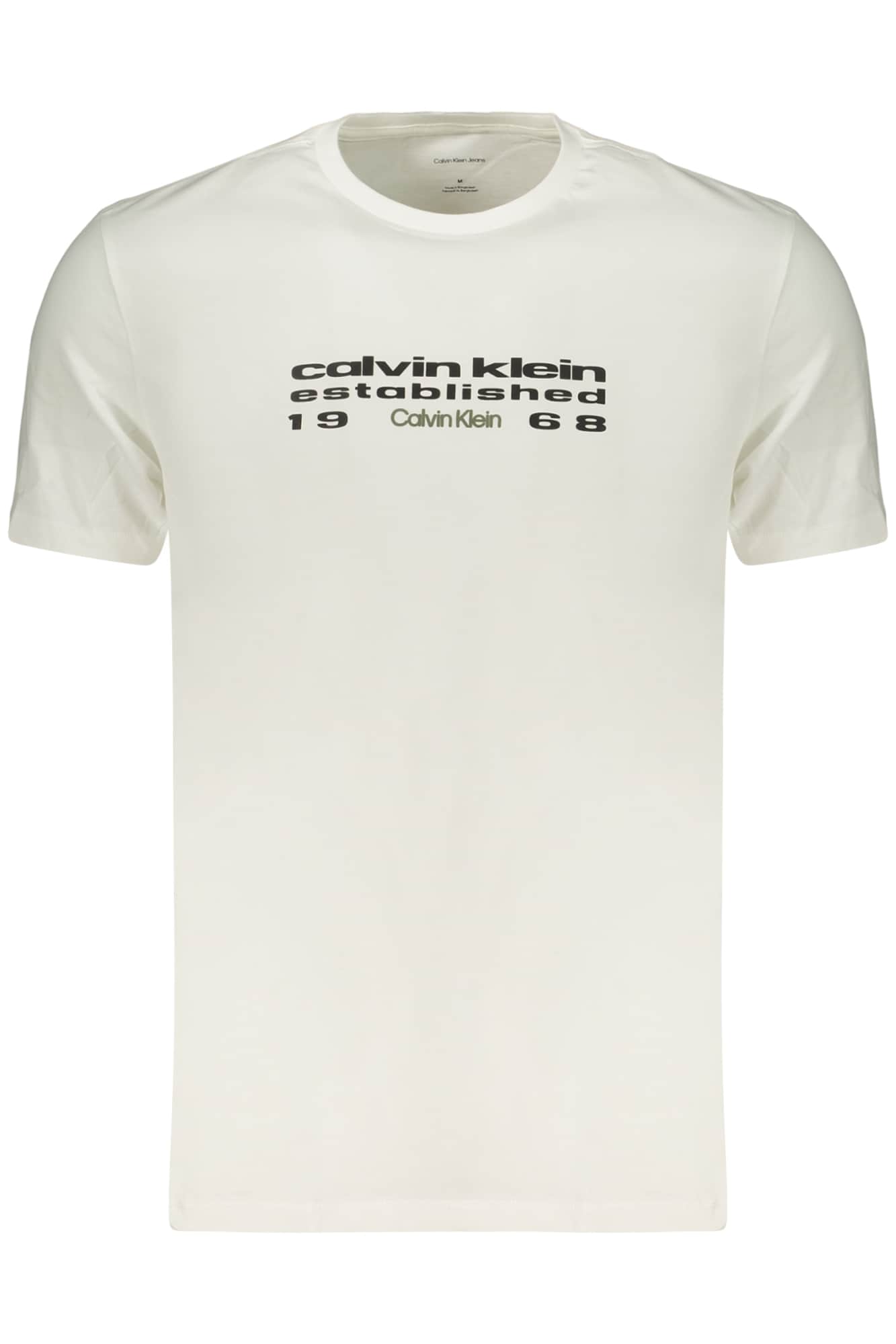 CALVIN KLEIN HEREN KORTE MOUW T-SHIRT WIT