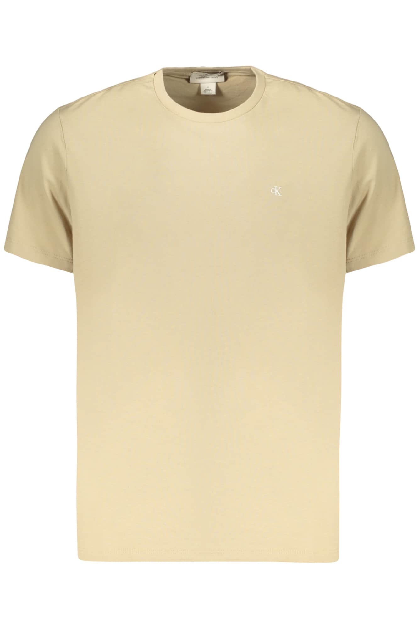 CALVIN KLEIN HEREN KORTE MOUW T-SHIRT BEIGE