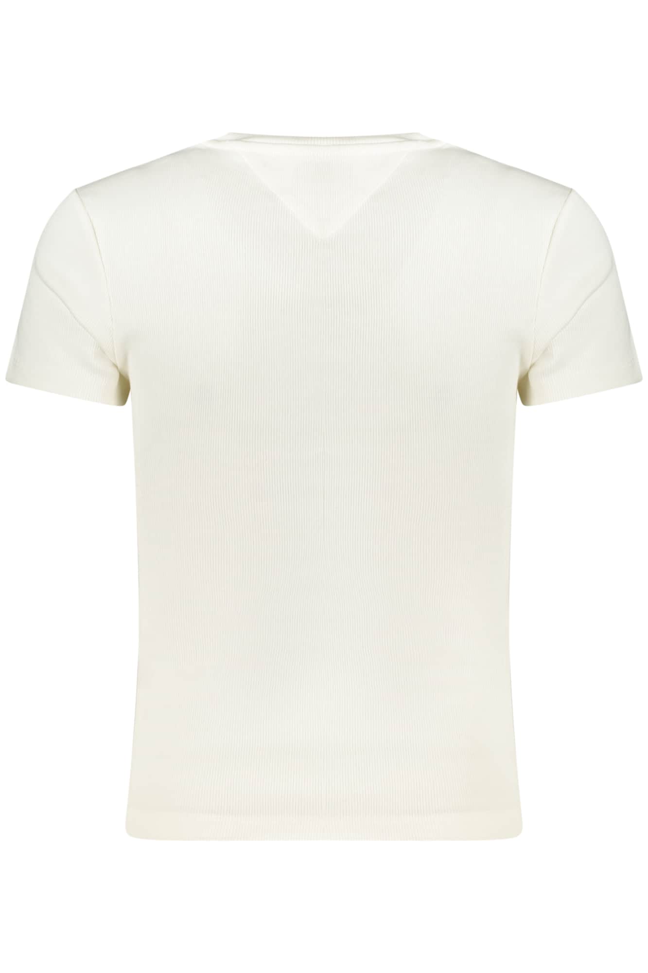 TOMMY HILFIGER DAMES KORTE MOUW T-SHIRT ZWART