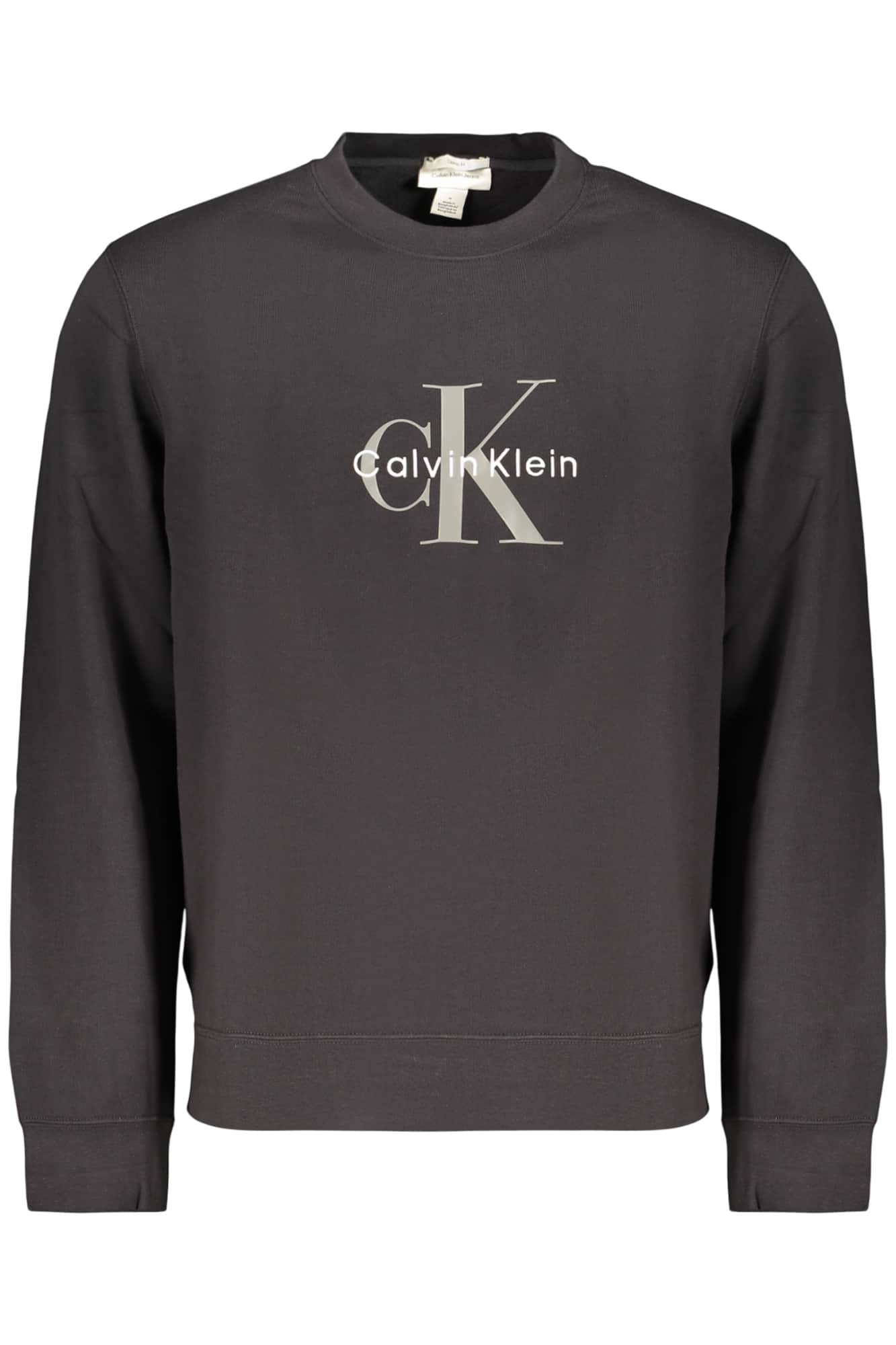CALVIN KLEIN HEREN BLAUW MET RITS SWEATER