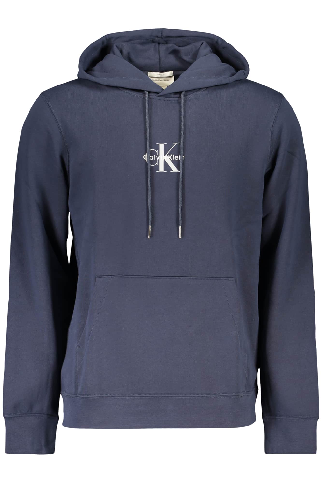 CALVIN KLEIN HEREN BLAUW MET RITS SWEATER