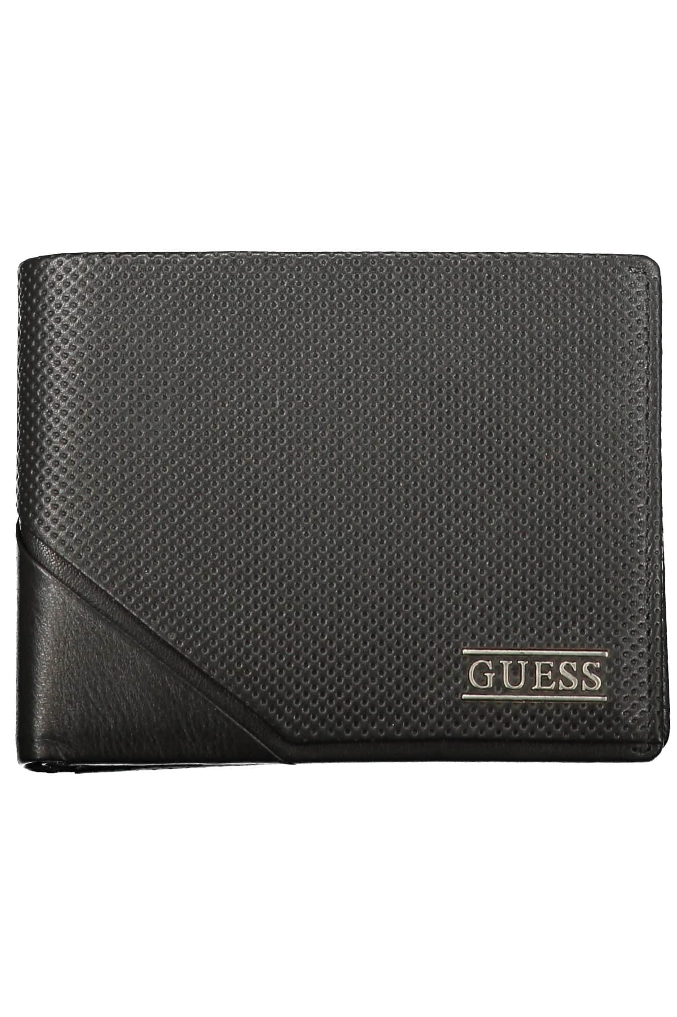 GUESS JEANS HEREN ZWART PORTEMONNEE