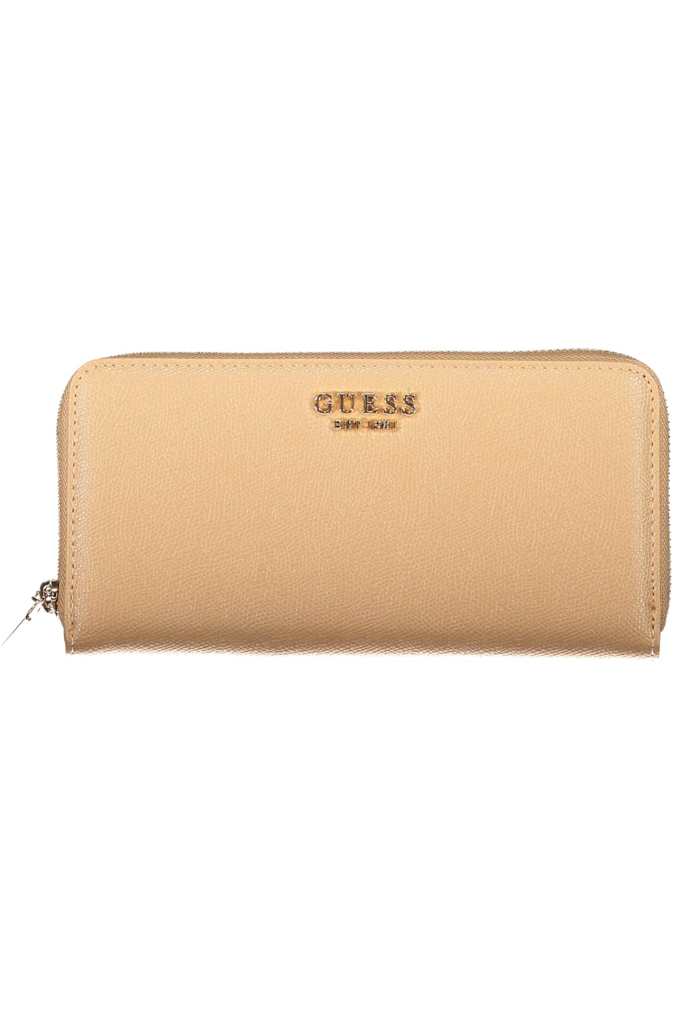 GUESS JEANS DAMES BEIGE PORTEMONNEE