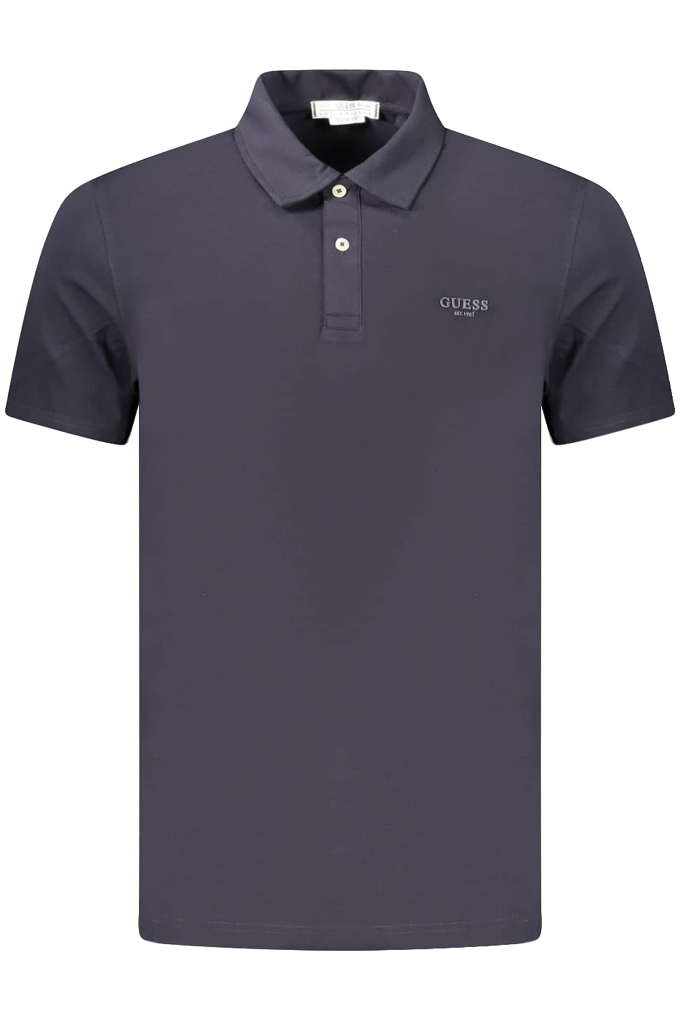 GUESS JEANS HEREN KORTE MOUW POLO, BLAUW
