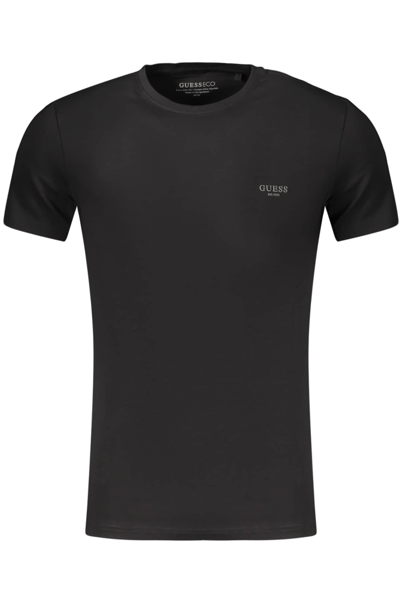 GUESS JEANS HEREN KORTE MOUW T-SHIRT ZWART