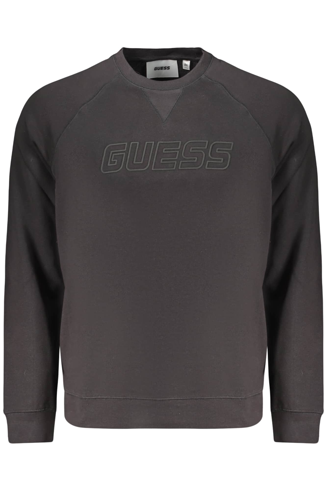 GUESS JEANS HEREN ZWART MET RITS SWEATER