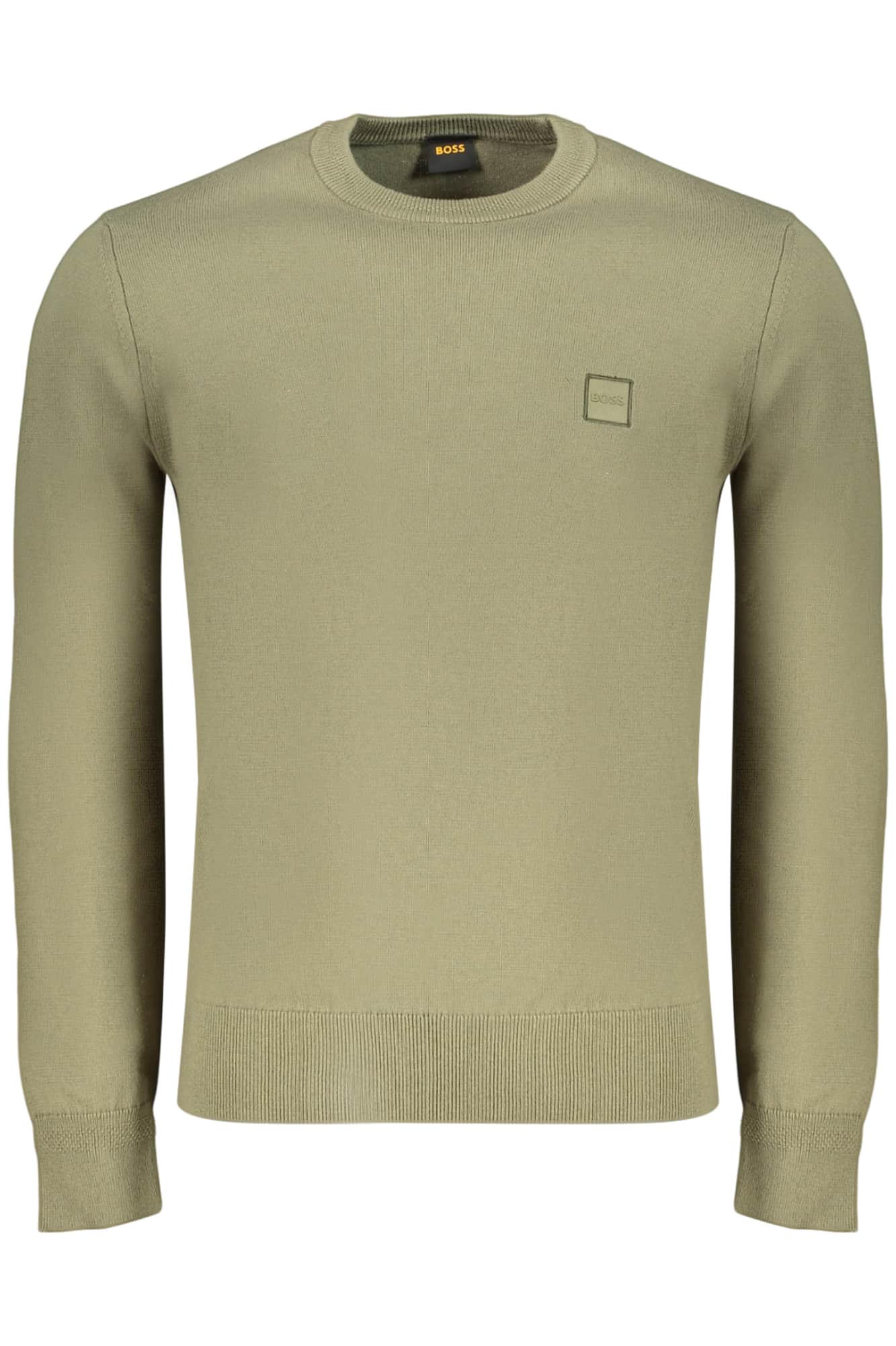 BOSS GROEN HEREN SWEATER