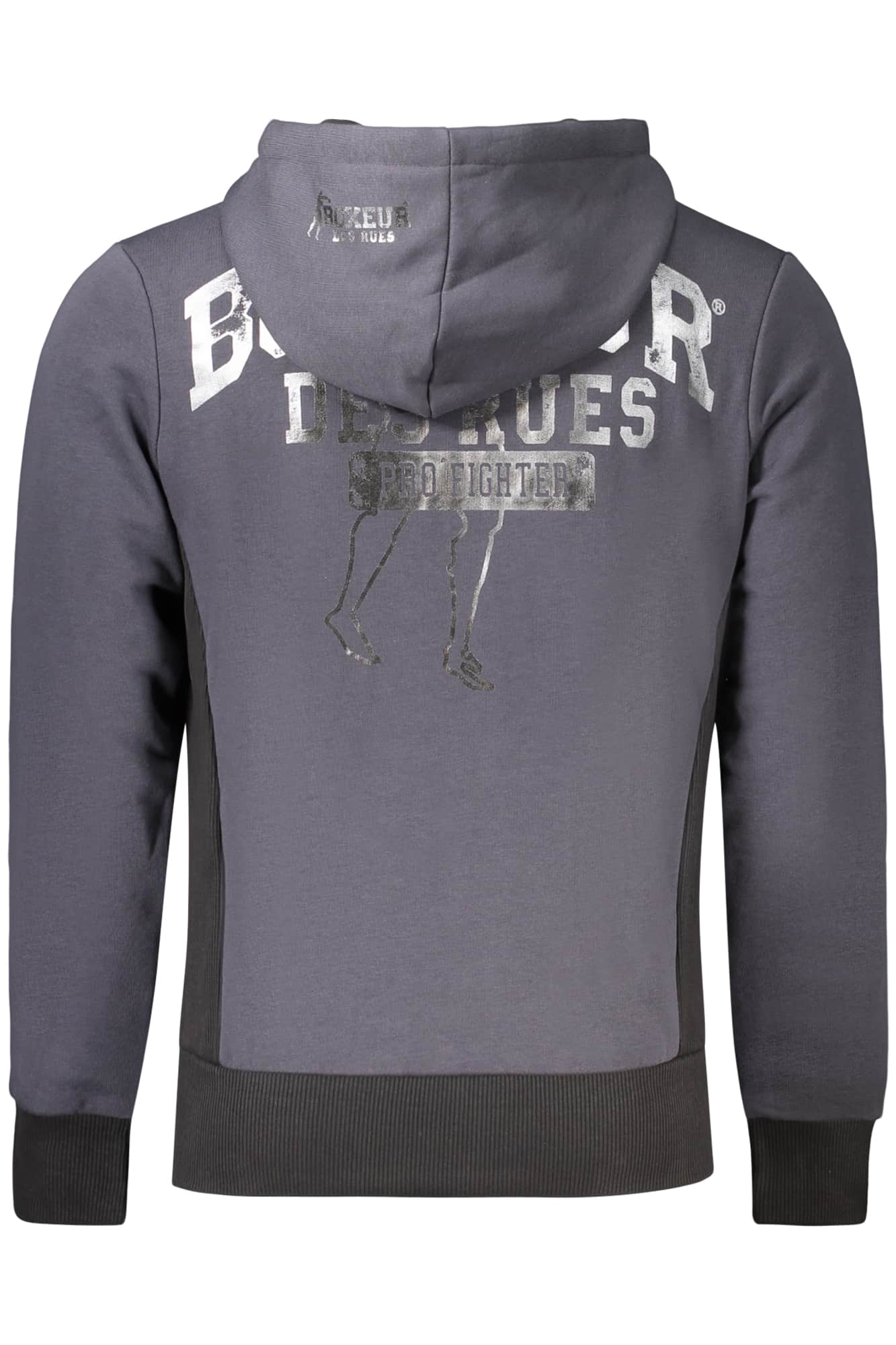 BOXEUR DES RUES HEREN GRIJS SWEATER MET RITS