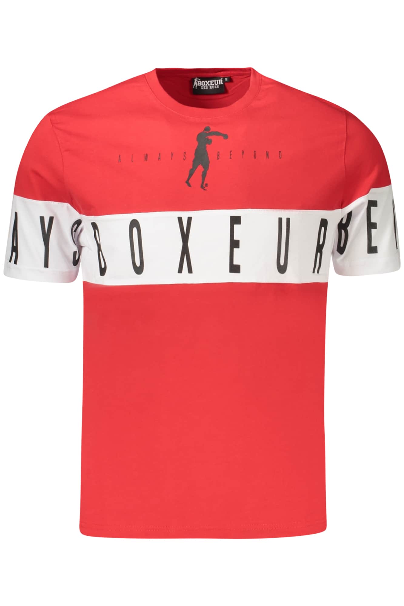BOXEUR DES RUES HEREN ROOD KORTE MOUW T-SHIRT