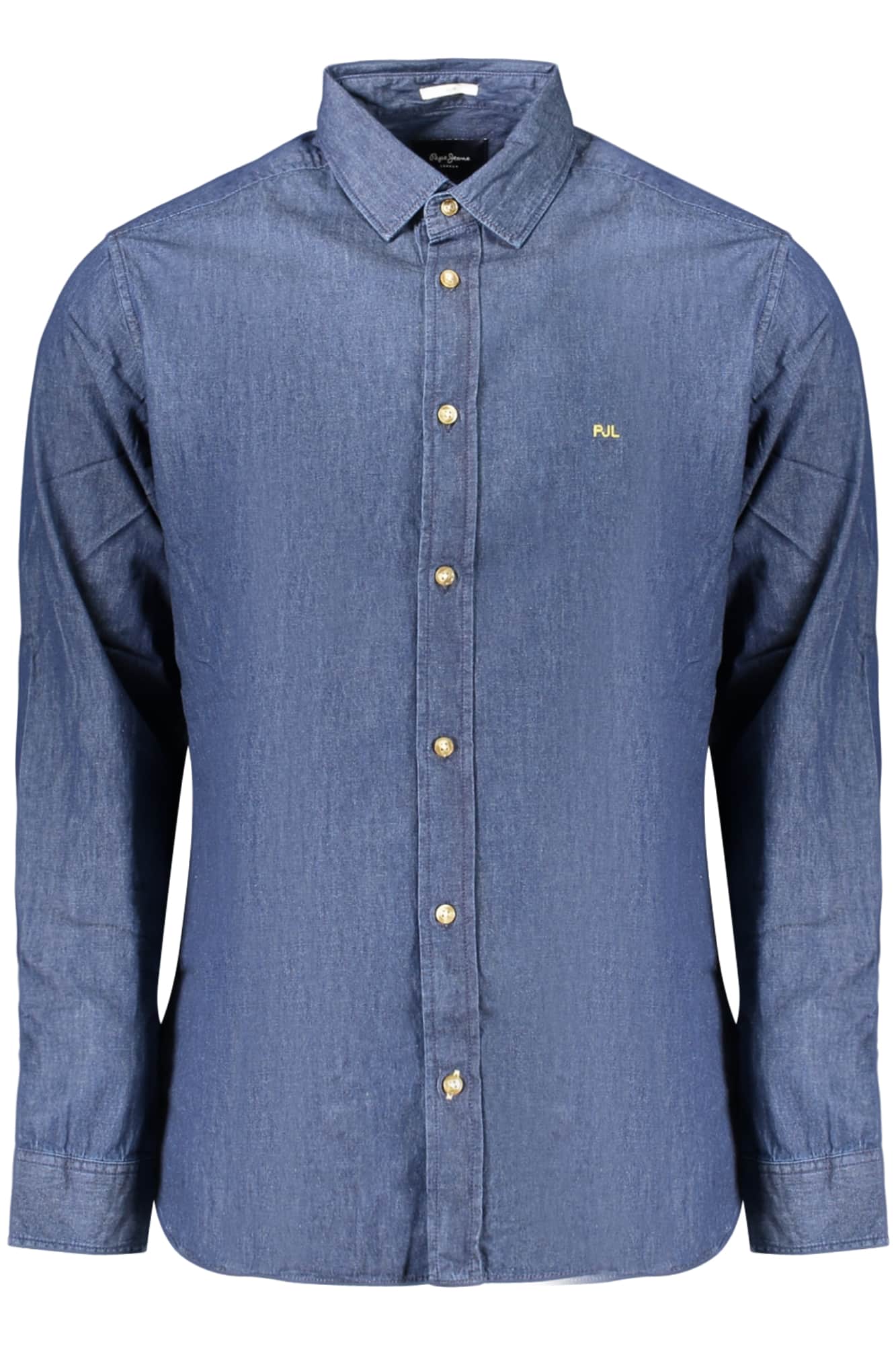PEPE JEANS HEREN LANGE MOUW SHIRT, BLAUW