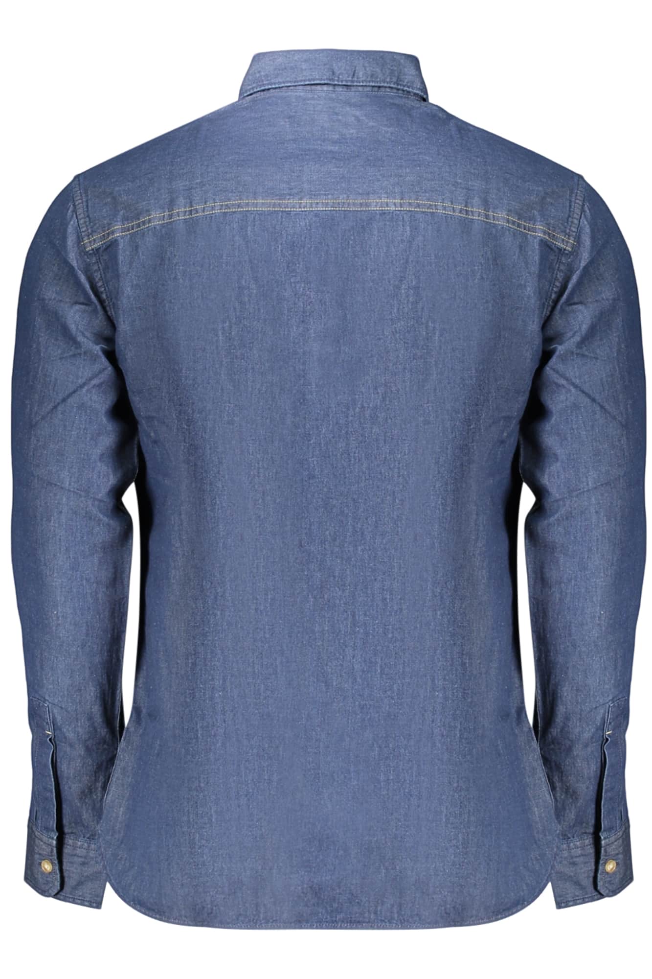 PEPE JEANS HEREN LANGE MOUW SHIRT, BLAUW