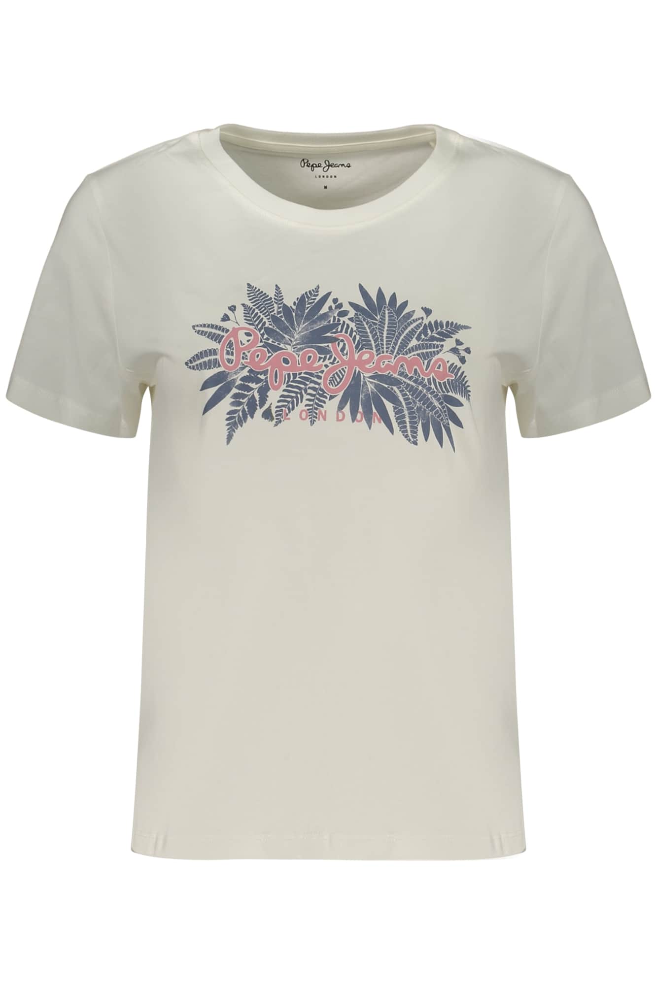 PEPE JEANS DAMES KORTE MOUW T-SHIRT WIT