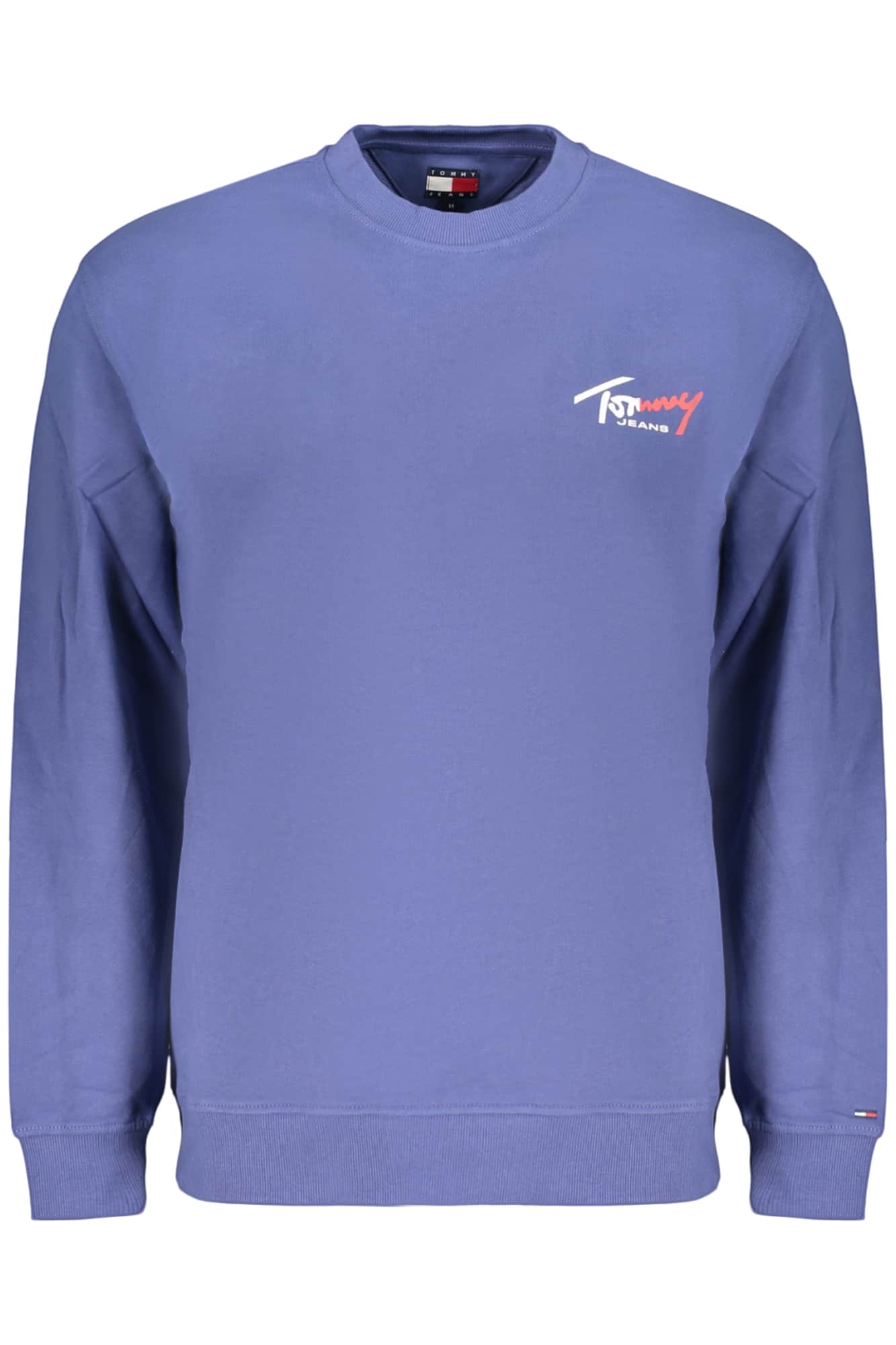TOMMY HILFIGER HEREN BLAUW MET RITS SWEATER