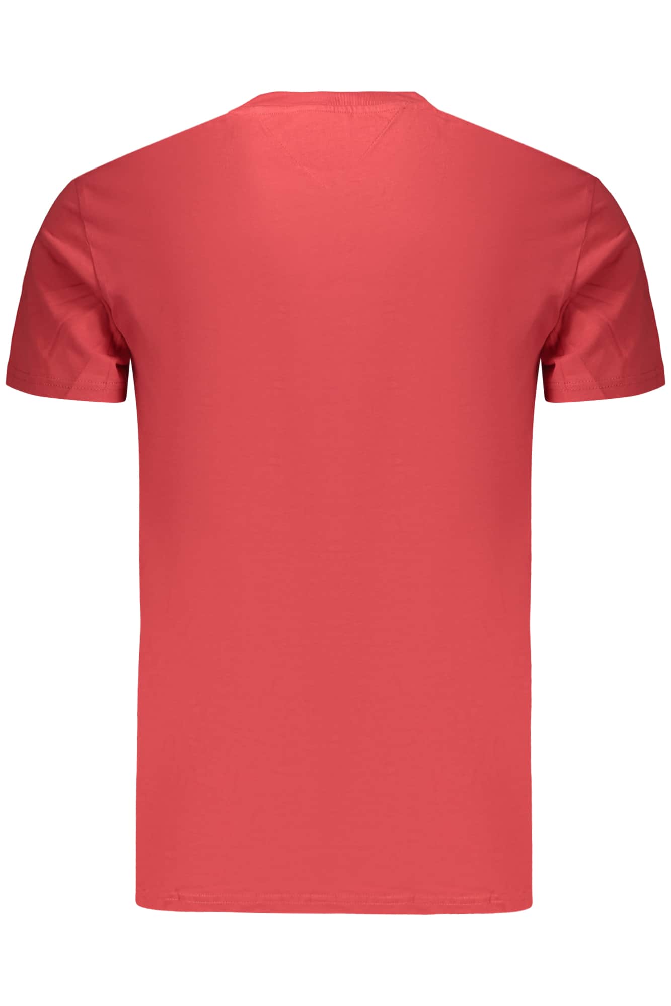 TOMMY HILFIGER HEREN KORTE MOUW T-SHIRT, ROOD
