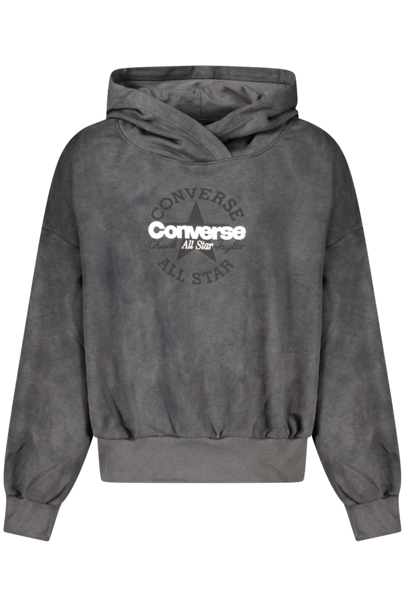 Converse Meisjes Met Rits Hoodie, Zwart