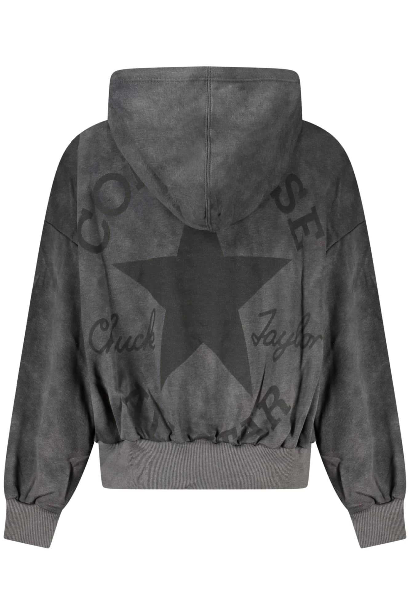 Converse Meisjes Met Rits Hoodie, Zwart