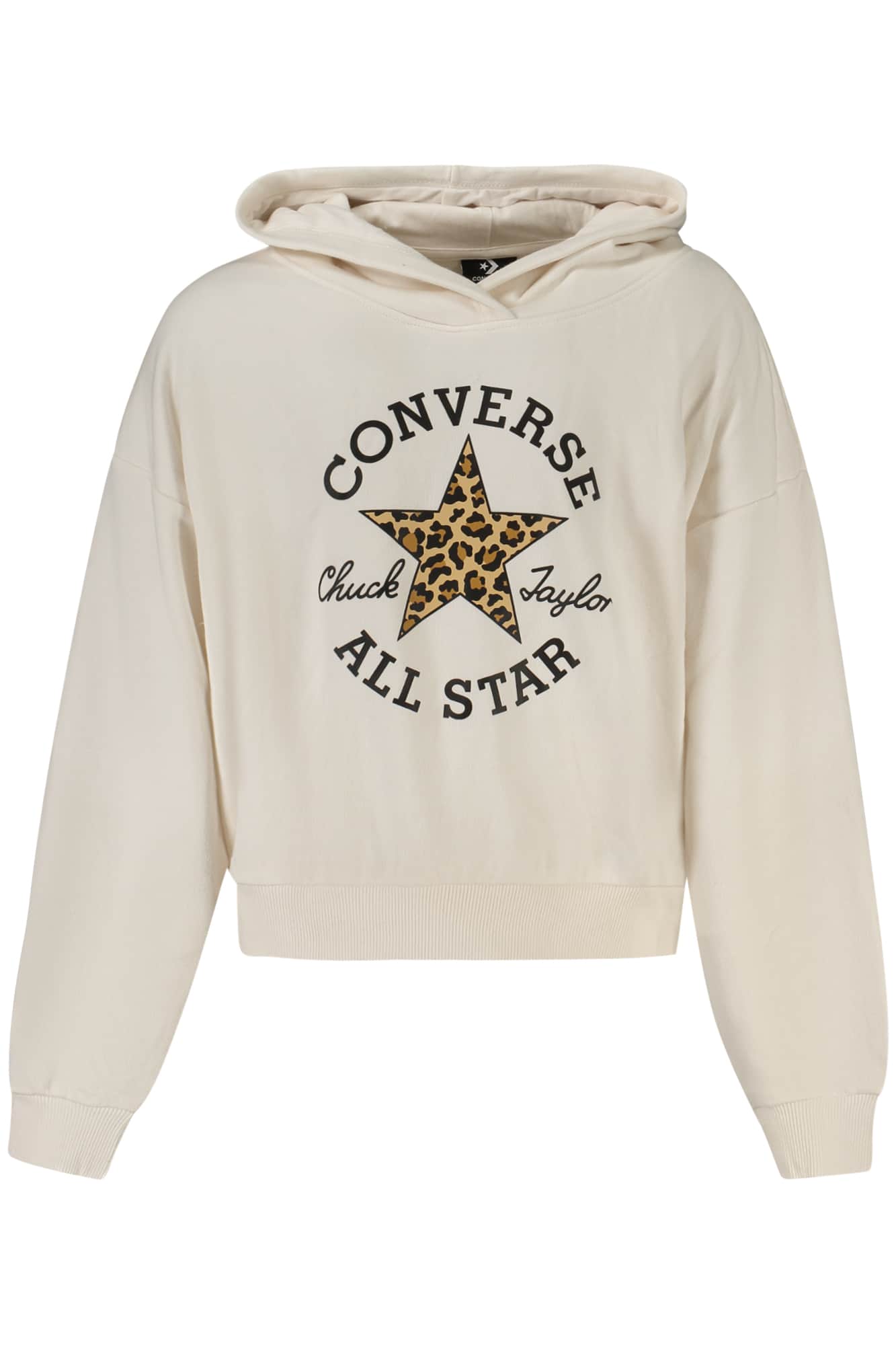 Converse Meisjes Met Rits Hoodie, Wit