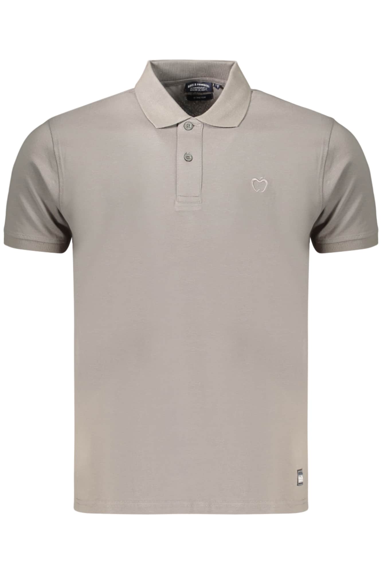 Kisses & Hugs Heren Grijs Korte Mouw Polo