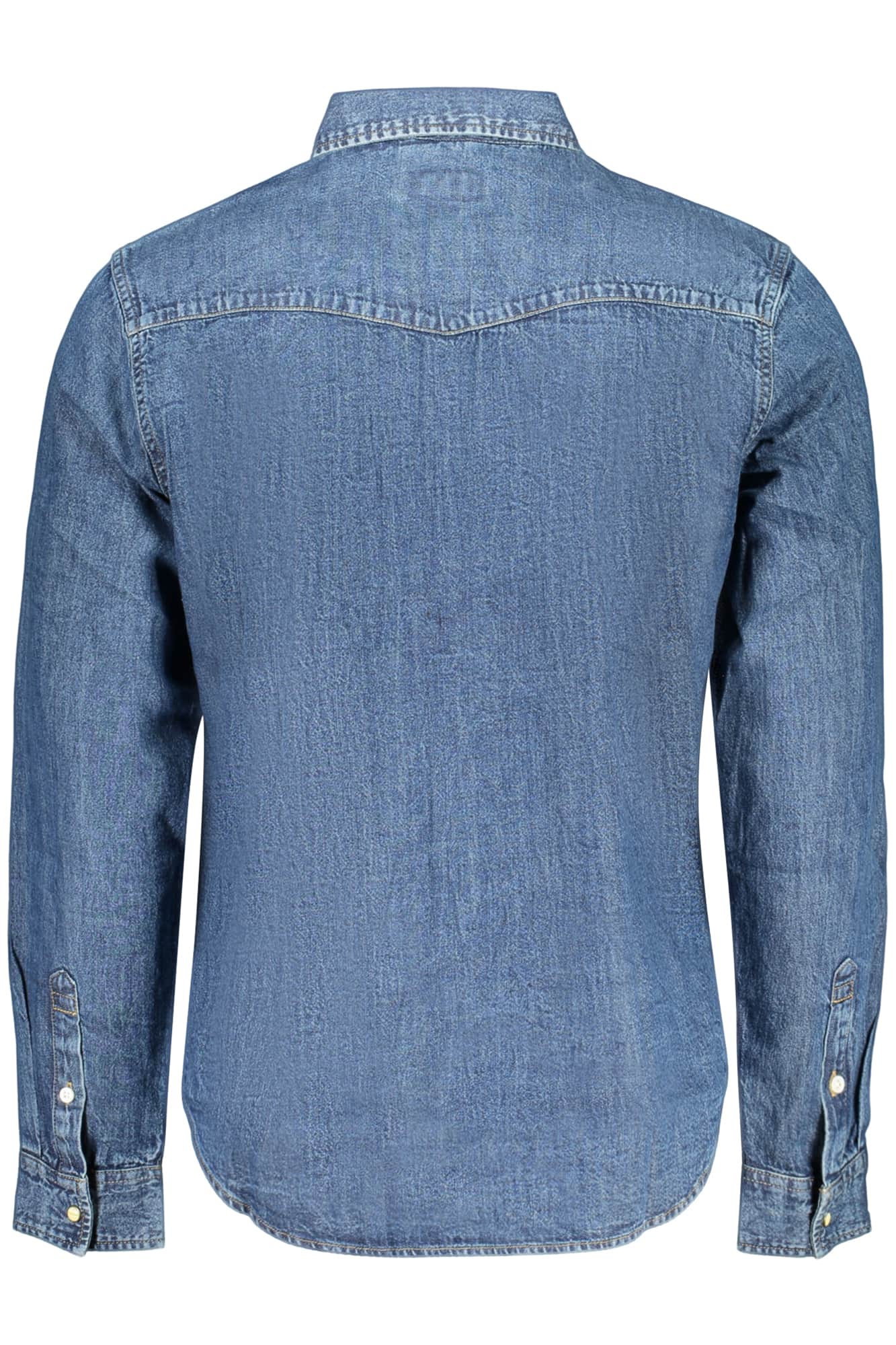 Guess Jeans heren lange mouw shirt, blauw