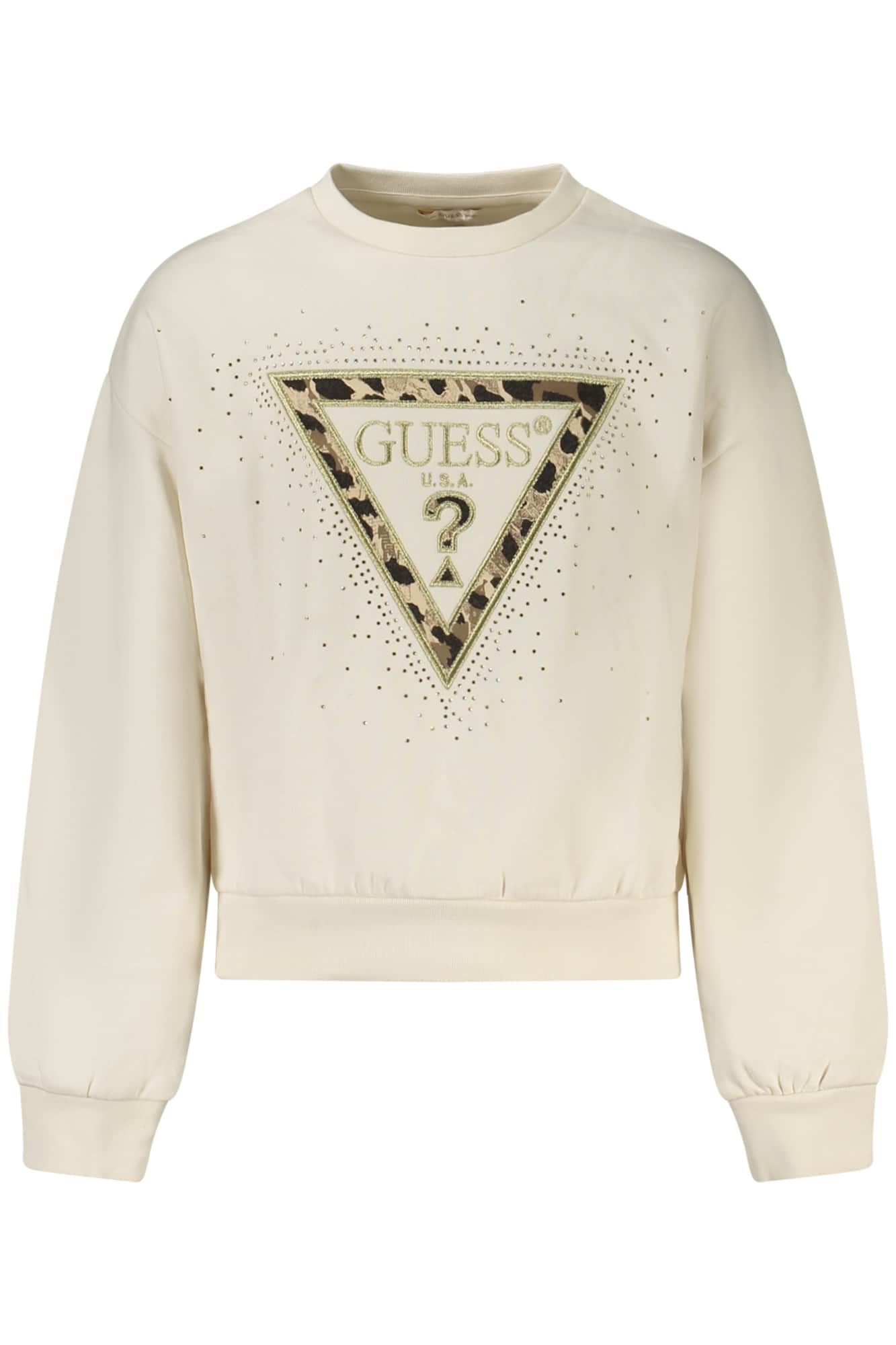 Guess Jeans met rits sweater voor meisjes, wit