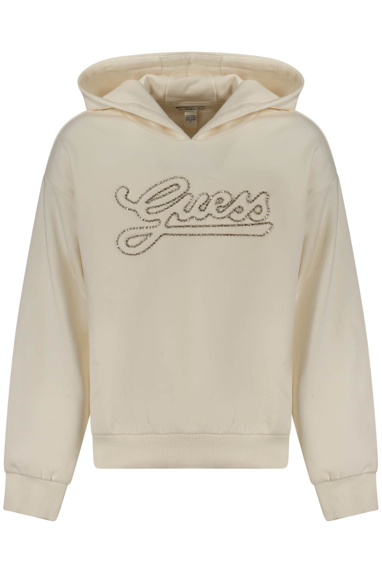 Guess Jeans met rits sweater voor meisjes, wit