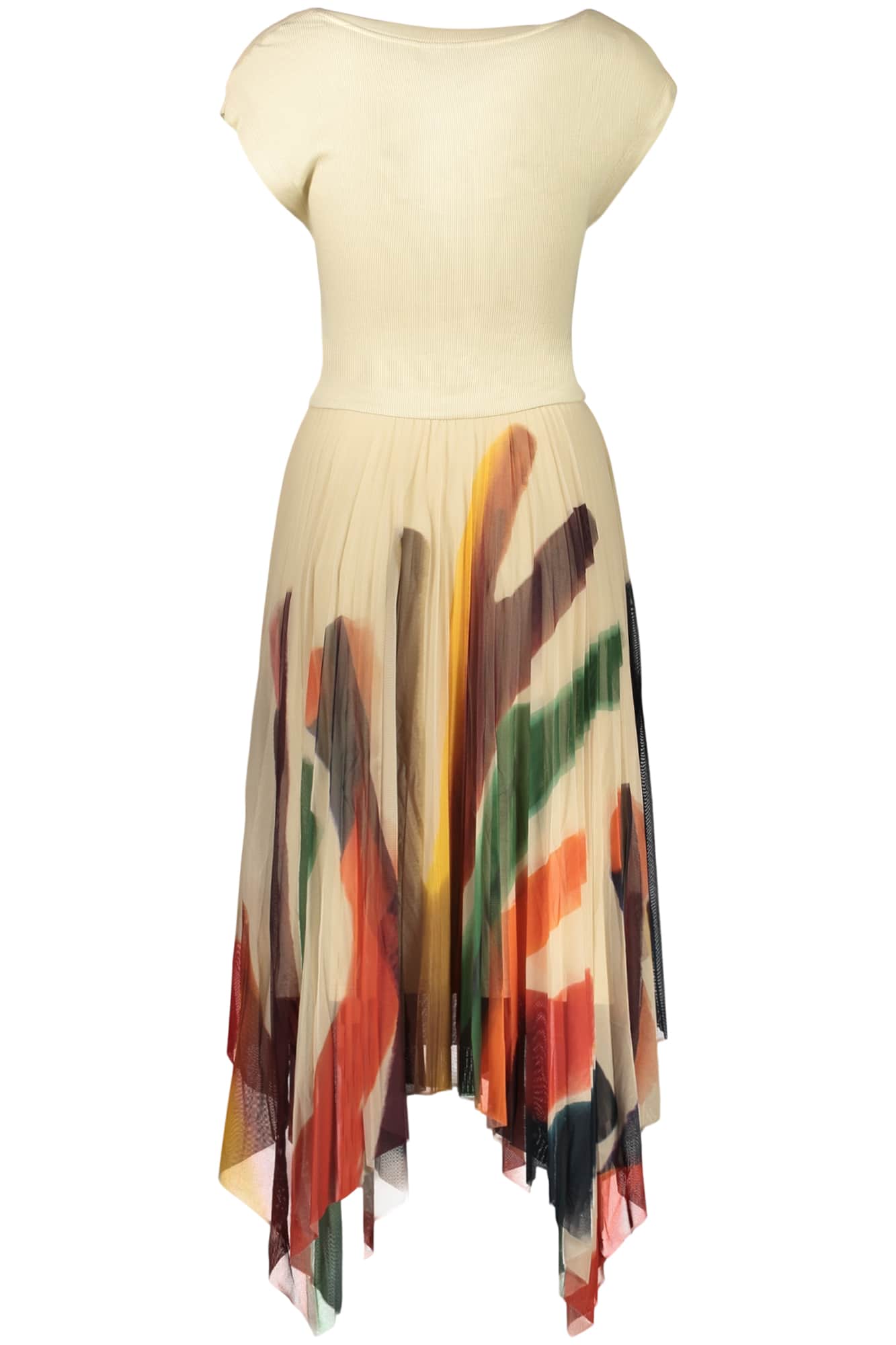 Desigual dames lang jurk in beige