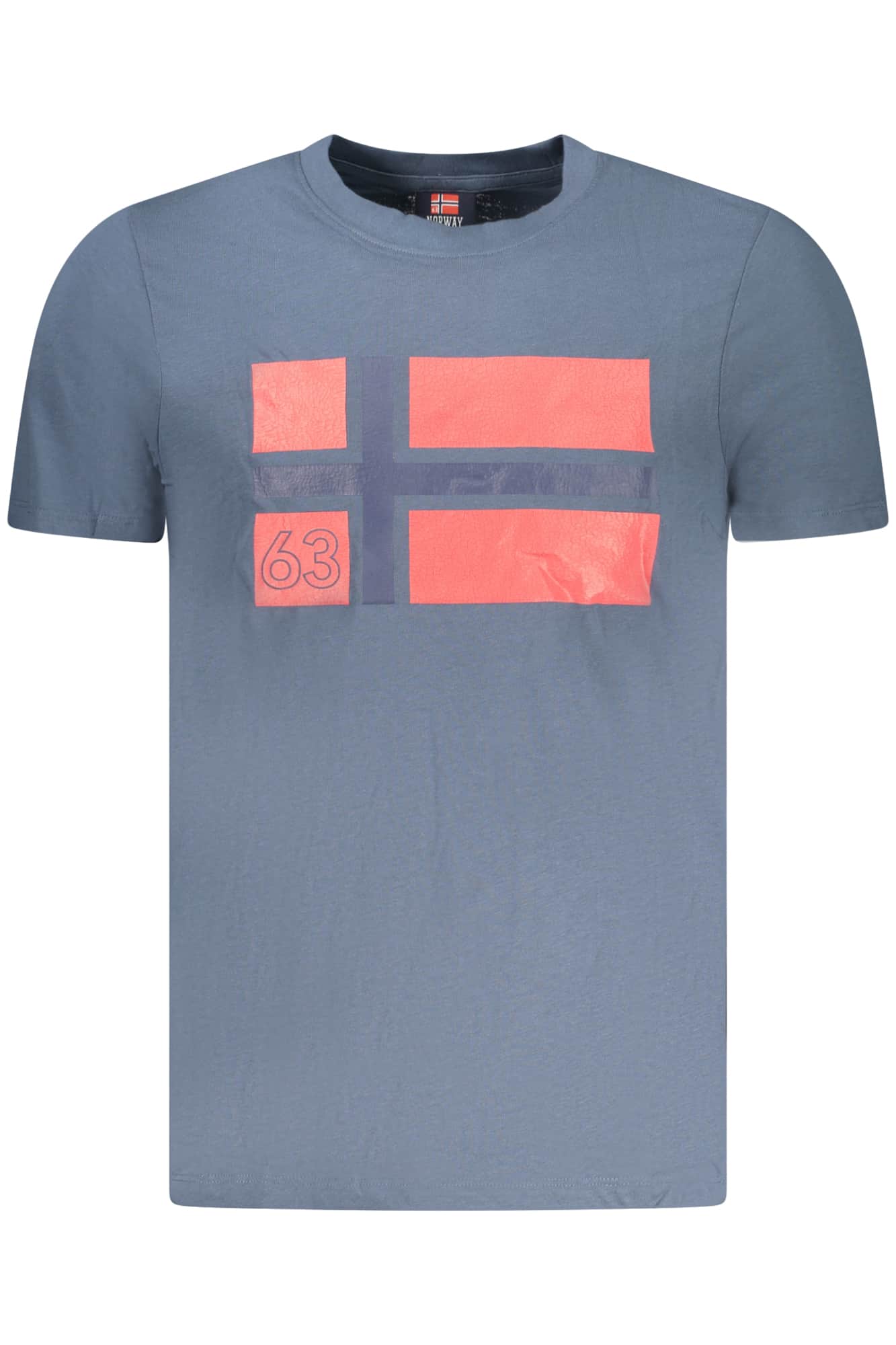 Norway 1963 heren korte mouw t-shirt blauw