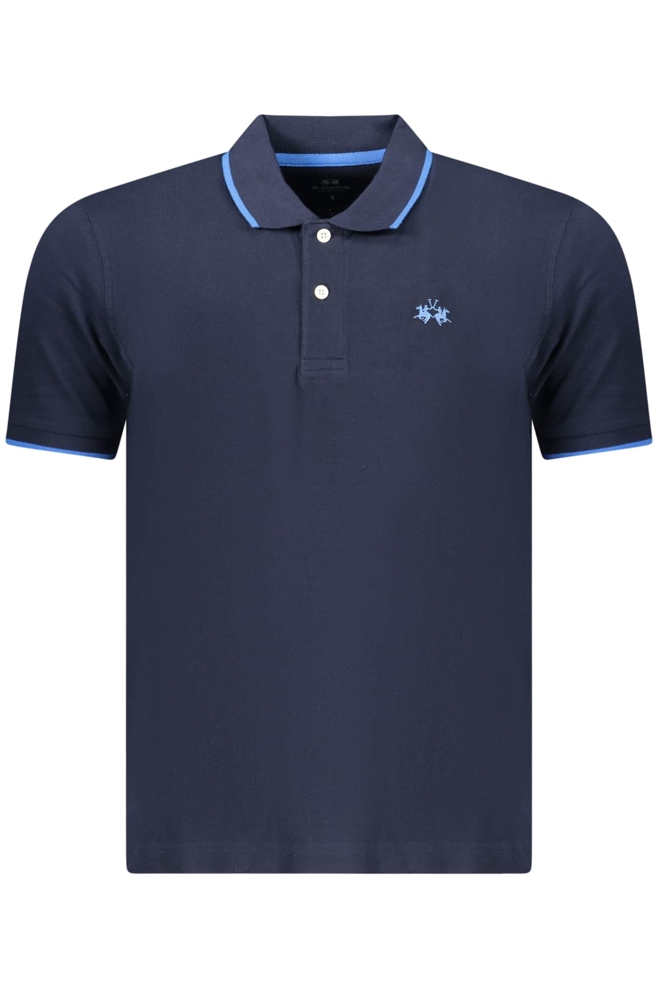 La Martina heren korte mouw polo wit