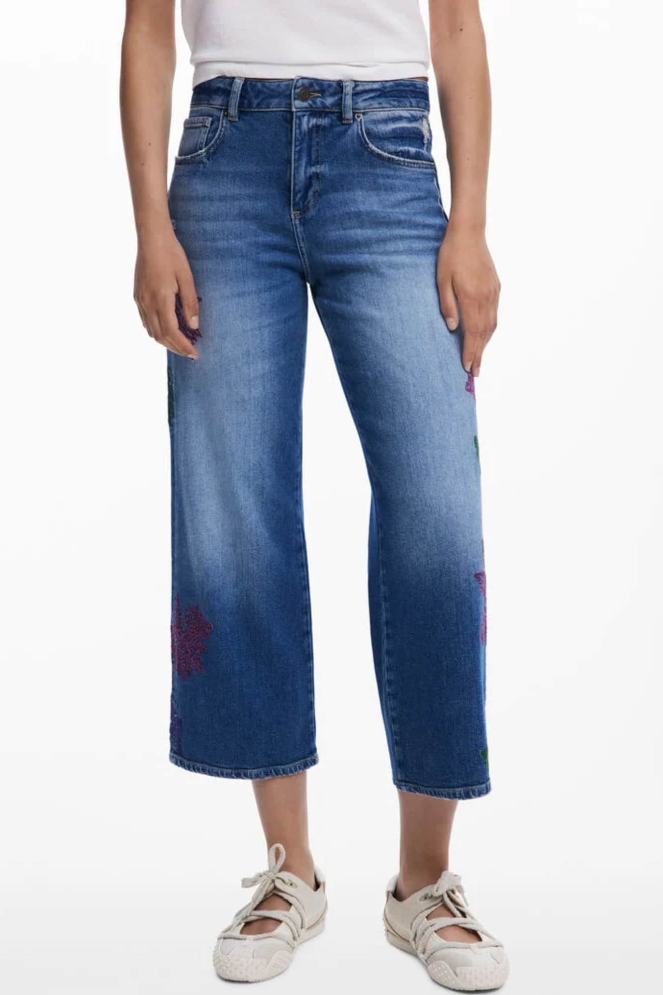 Desigual dames denim jeans, blauw