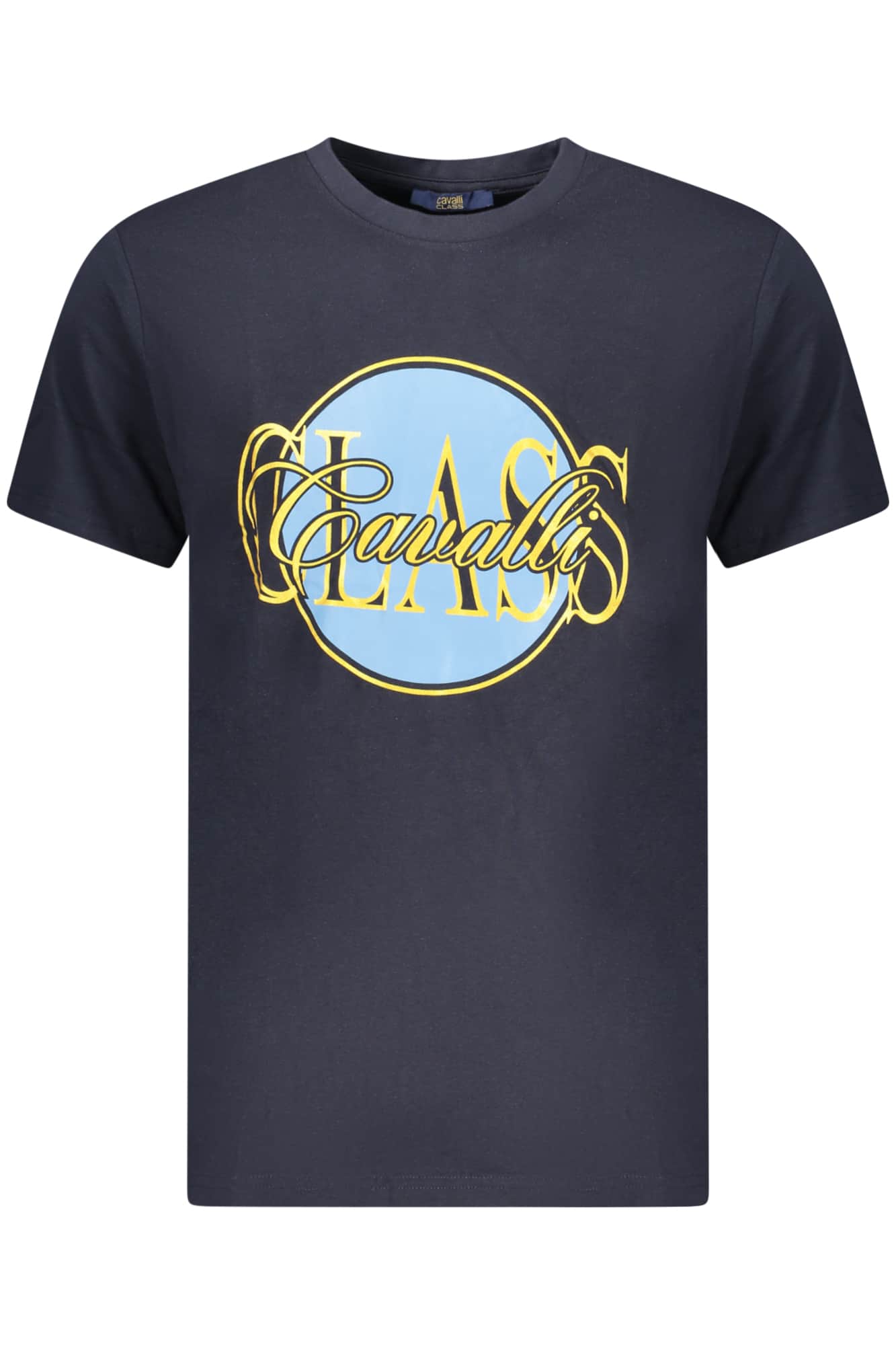 Cavalli Class heren korte mouw t-shirt blauw
