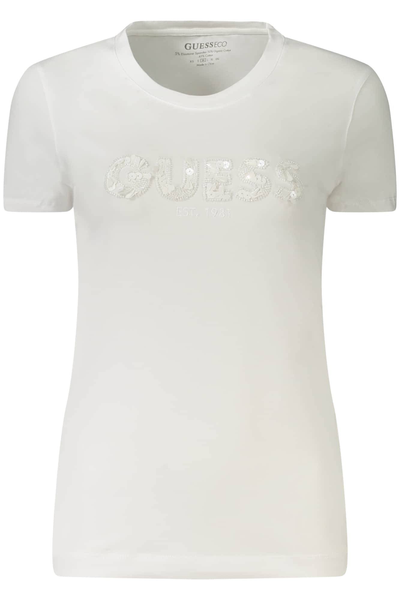 Guess Jeans dames korte mouw t-shirt roze