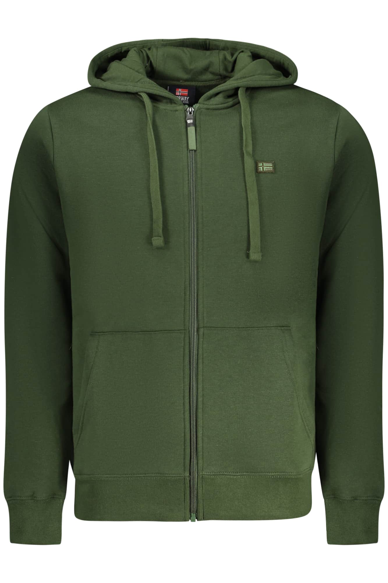 Norway 1963 heren groen met rits sweater