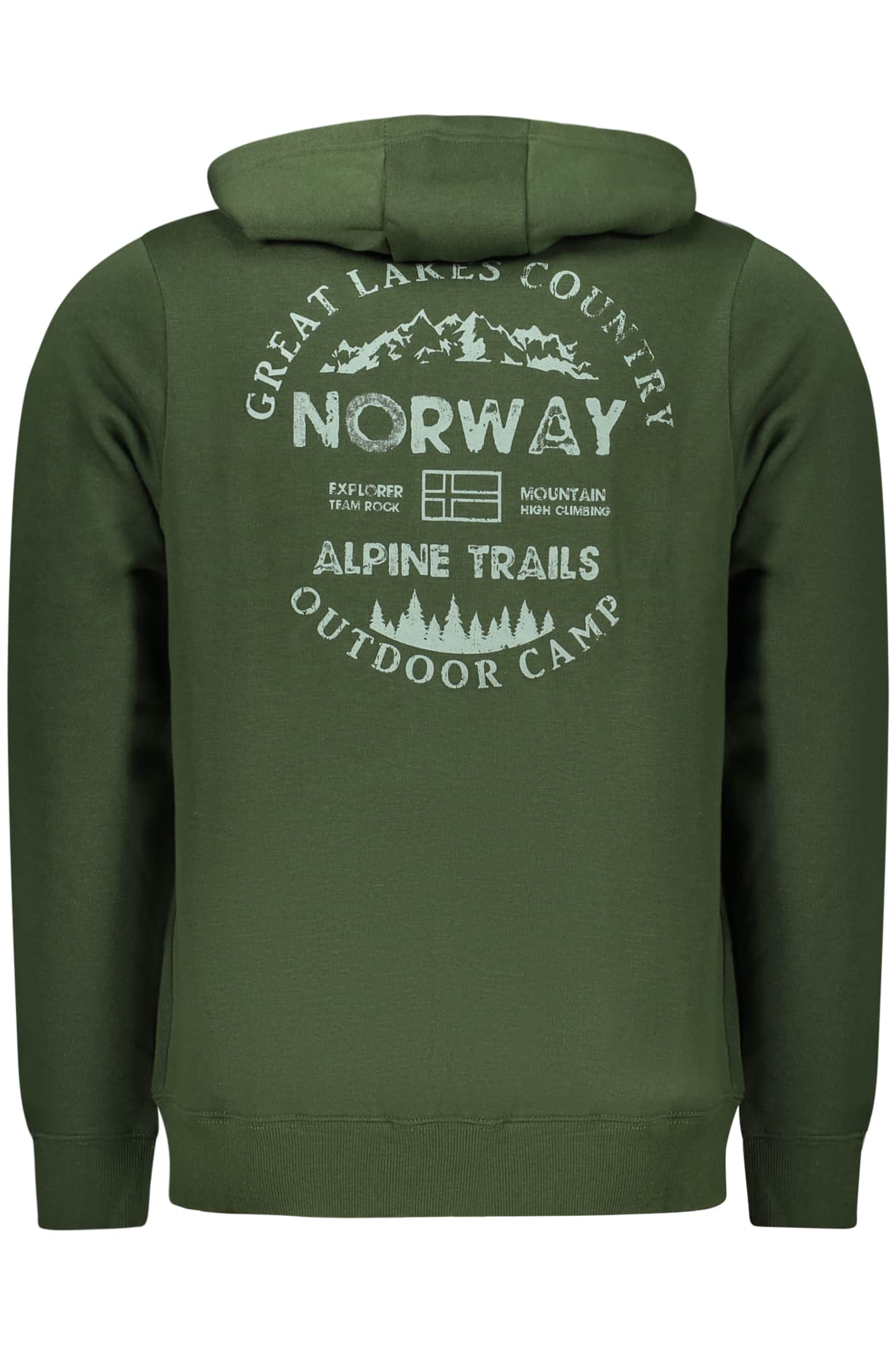 Norway 1963 heren groen met rits sweater