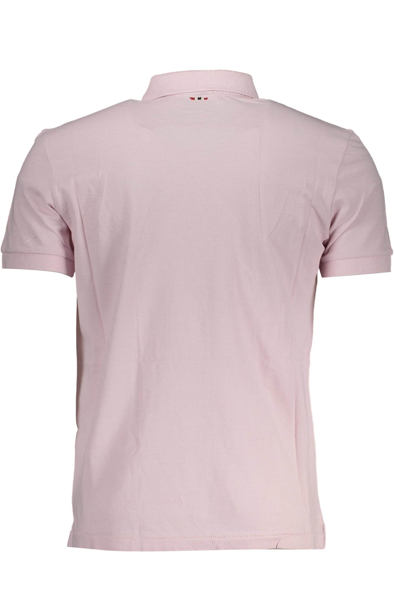 Napapijri heren korte mouw polo, roze