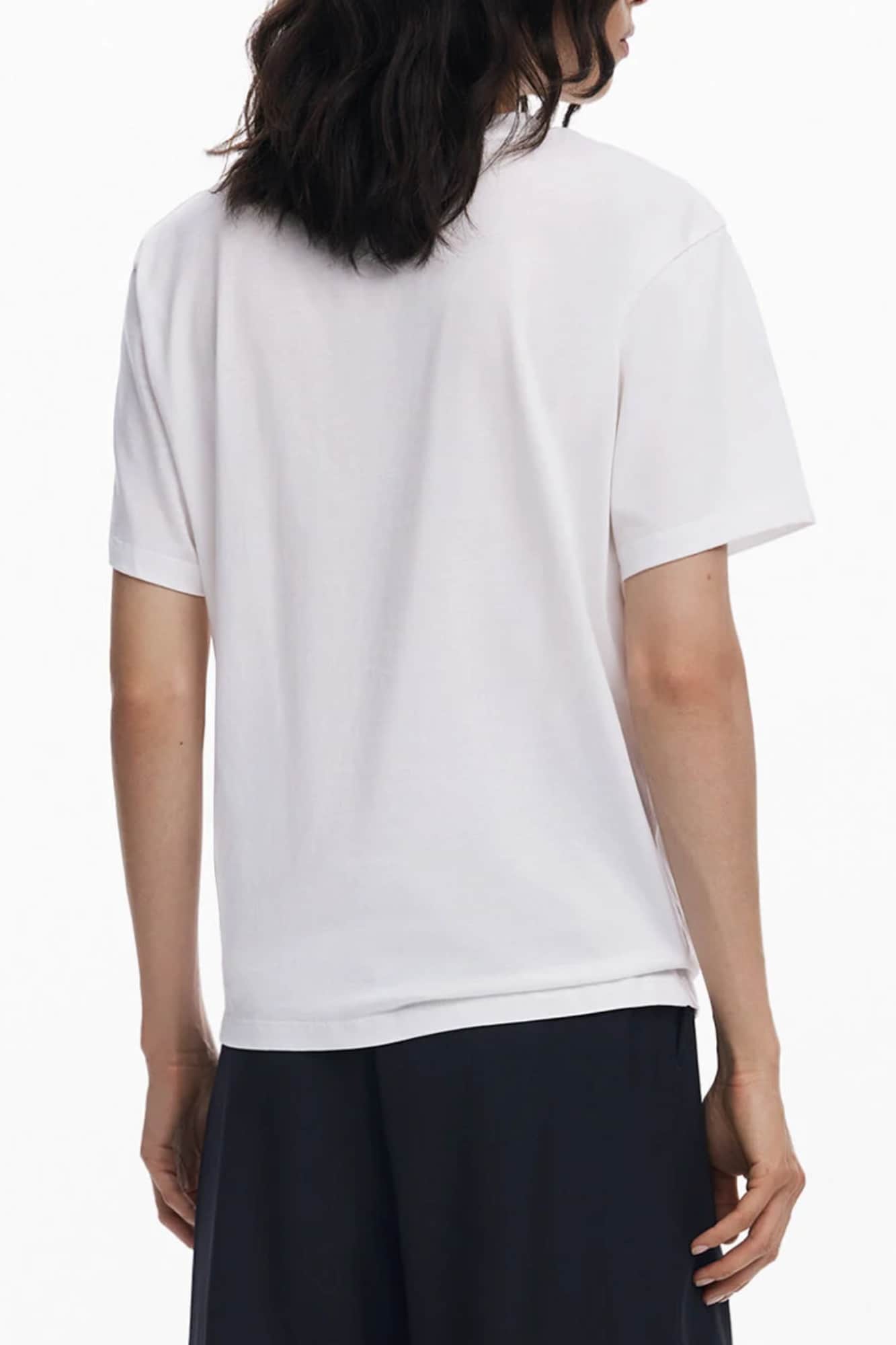 Desigual dames korte mouw t-shirt wit