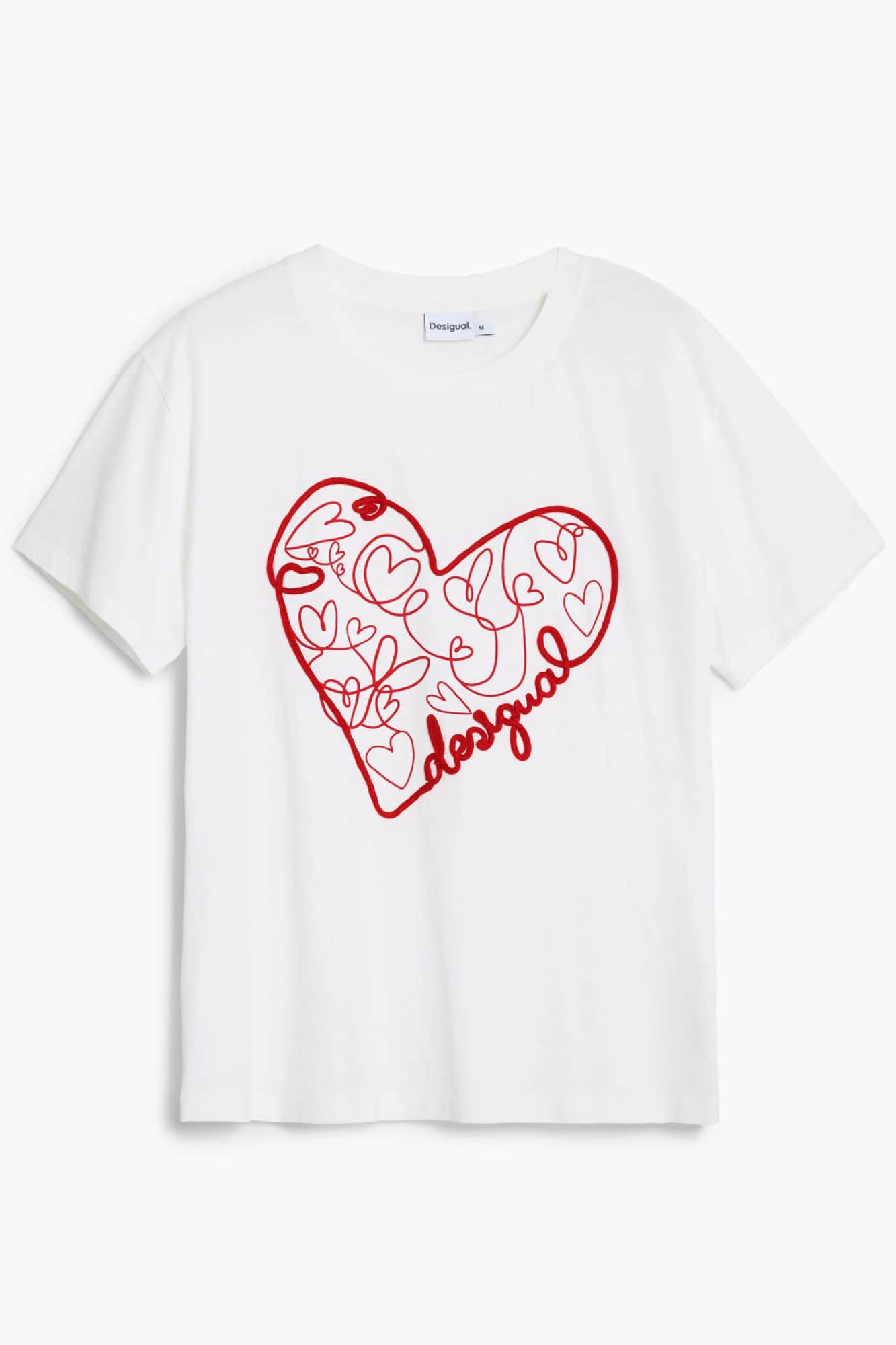 Desigual dames korte mouw t-shirt wit