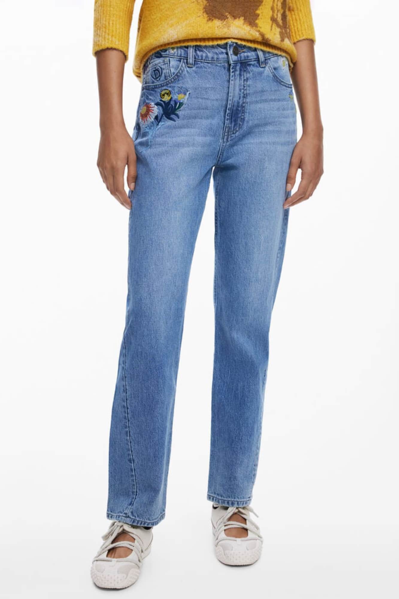Desigual dames denim jeans, blauw