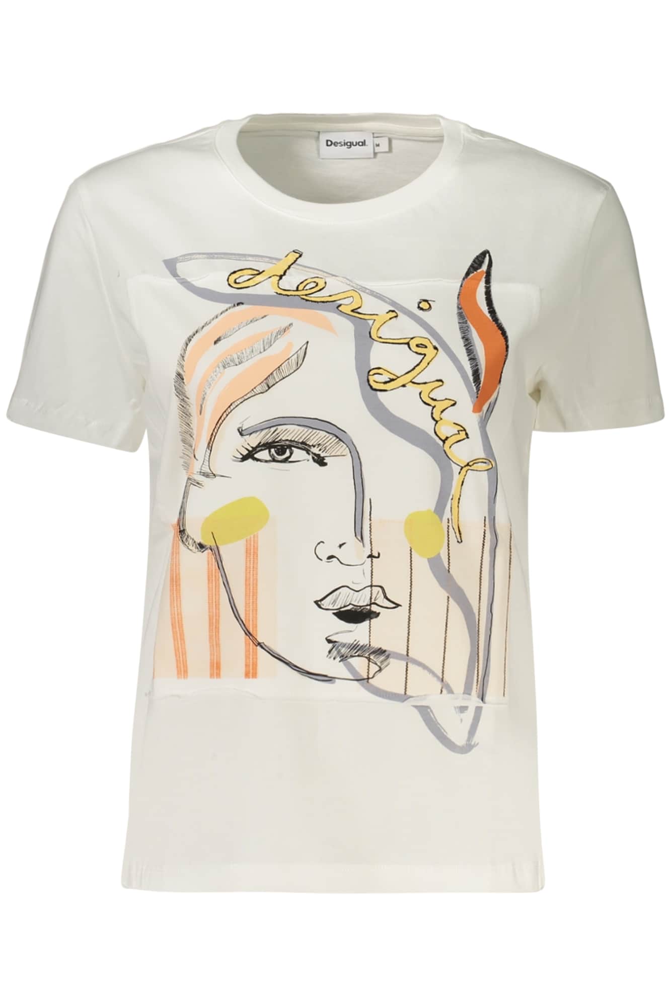 Desigual dames korte mouw t-shirt wit