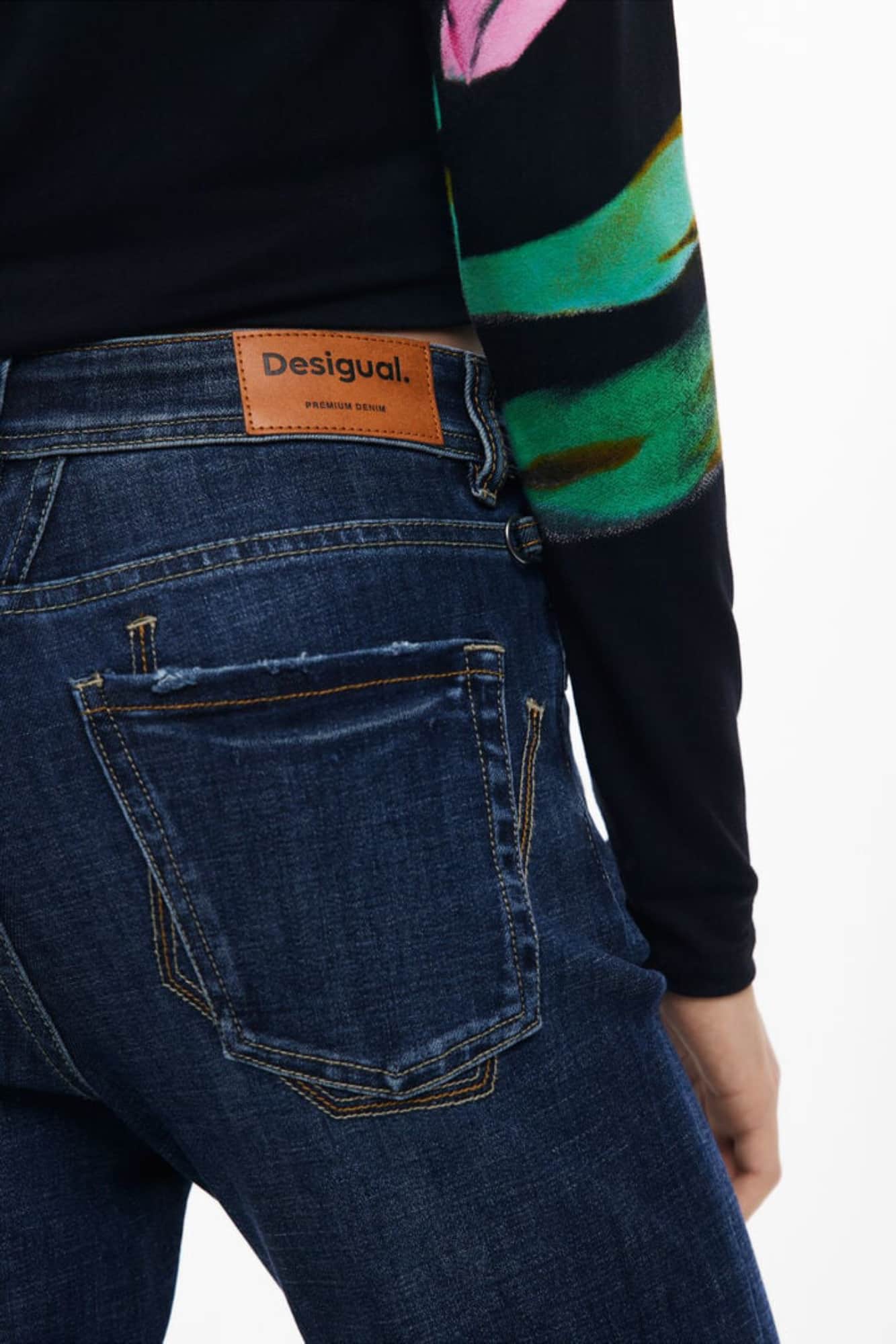 Desigual dames denim jeans blauw