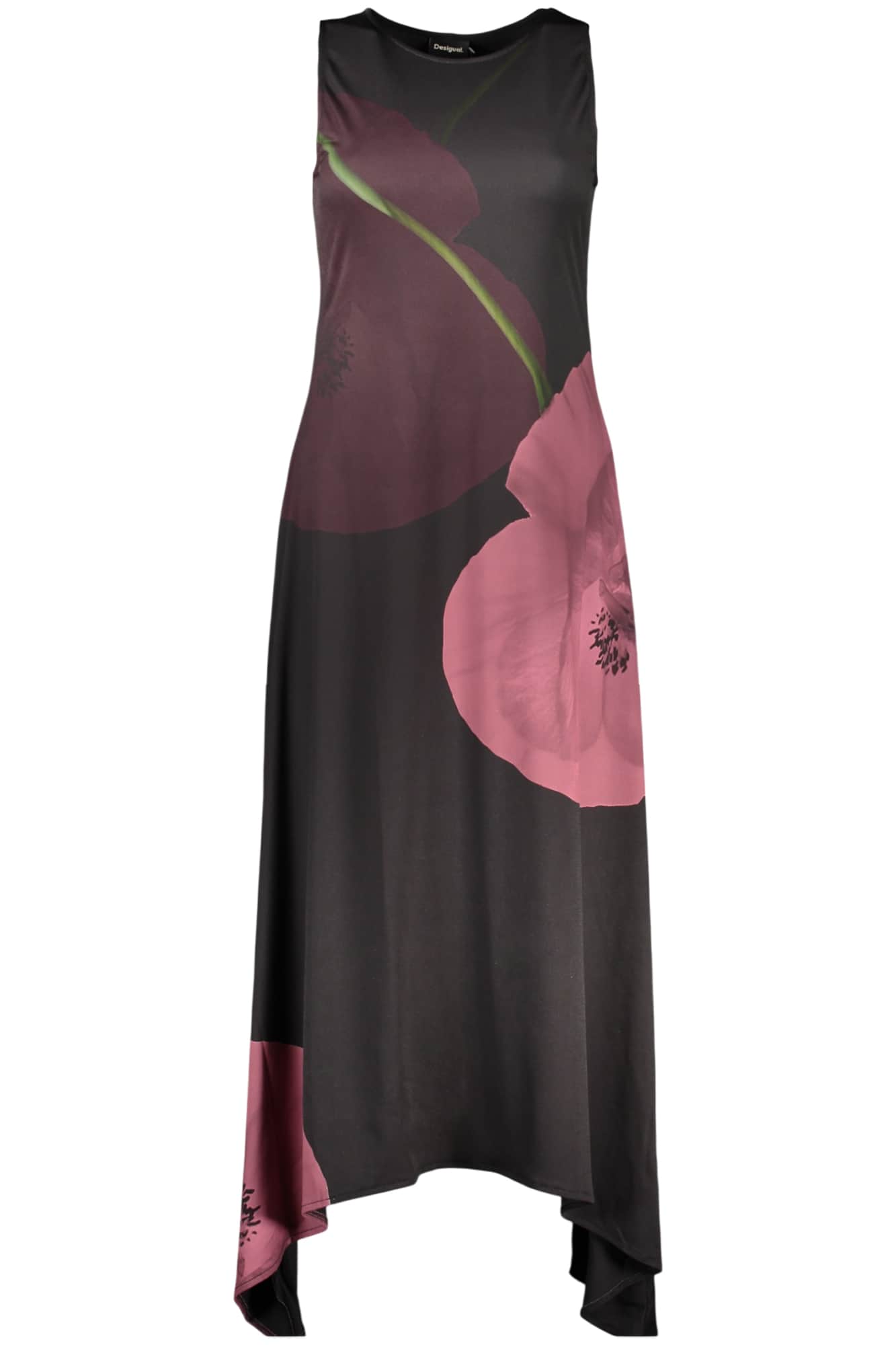 Desigual dames lang zwart jurk