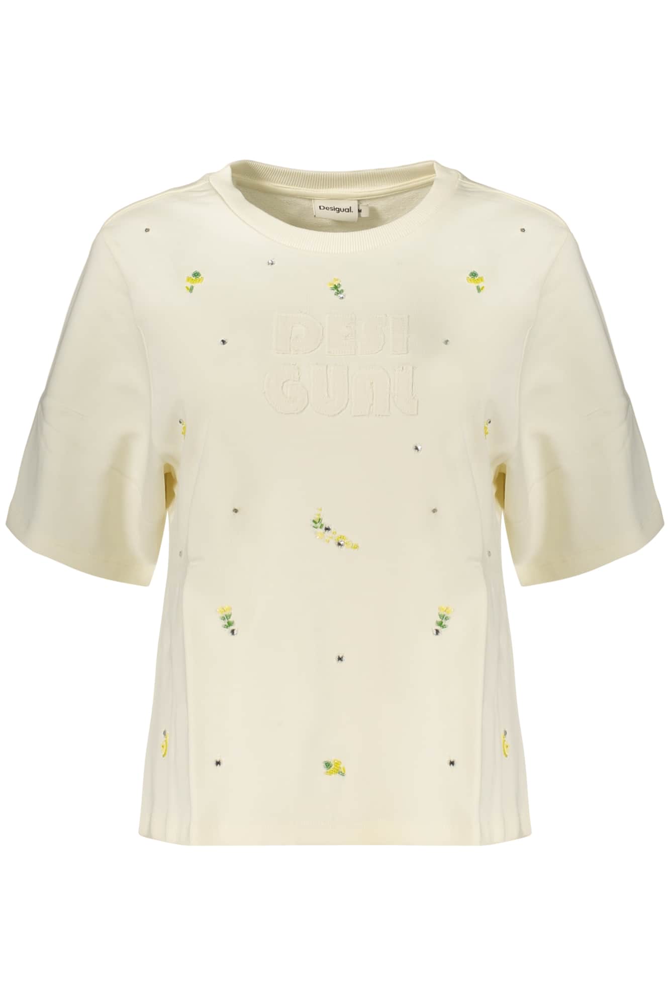 Desigual dames wit met rits sweater
